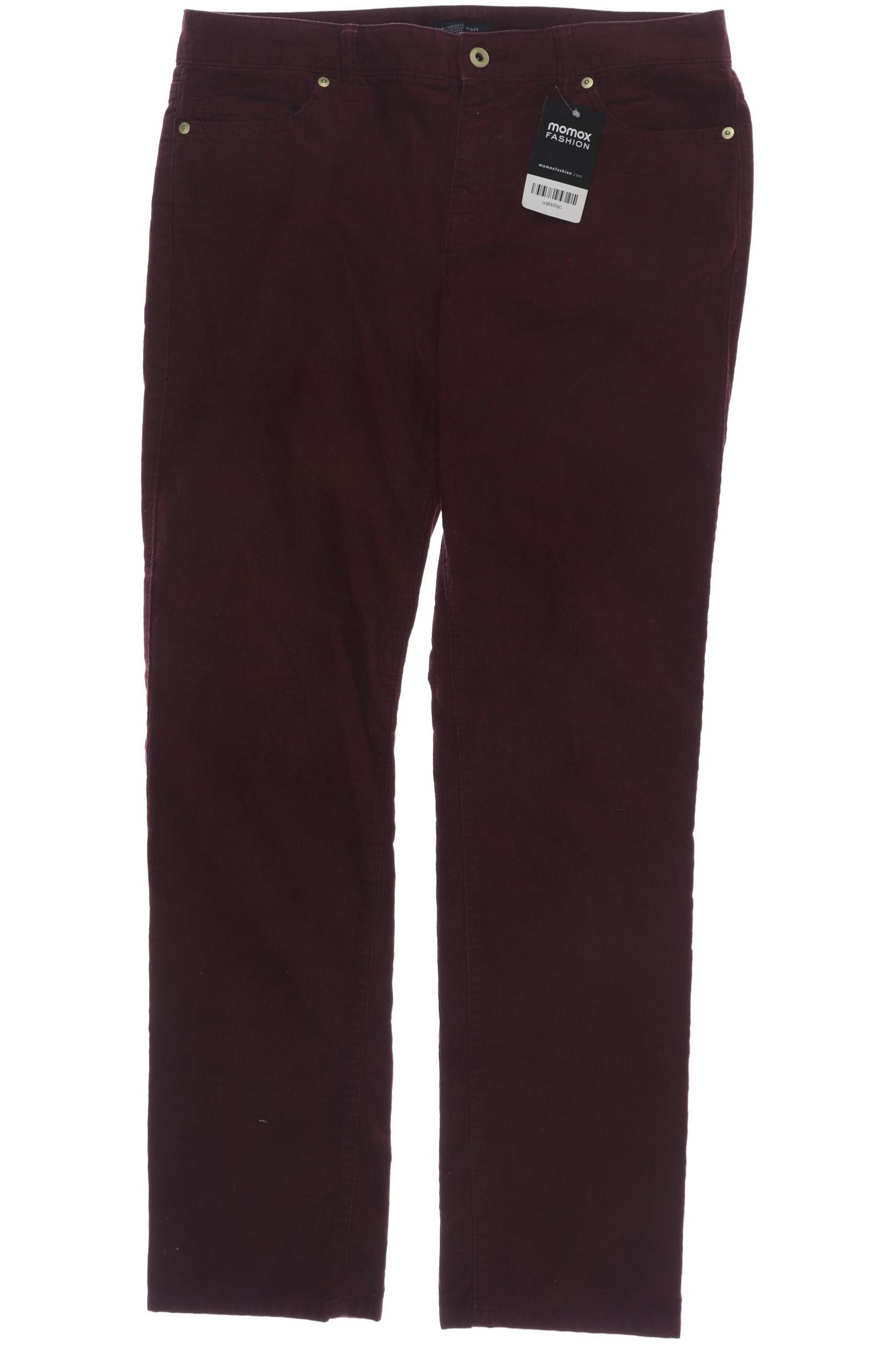 

Tommy Hilfiger Damen Stoffhose, bordeaux, Gr. 10