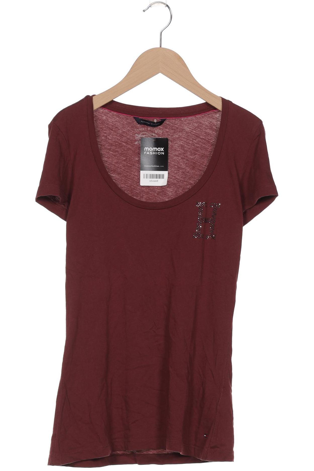 

Tommy Hilfiger Damen T-Shirt, bordeaux, Gr. 36