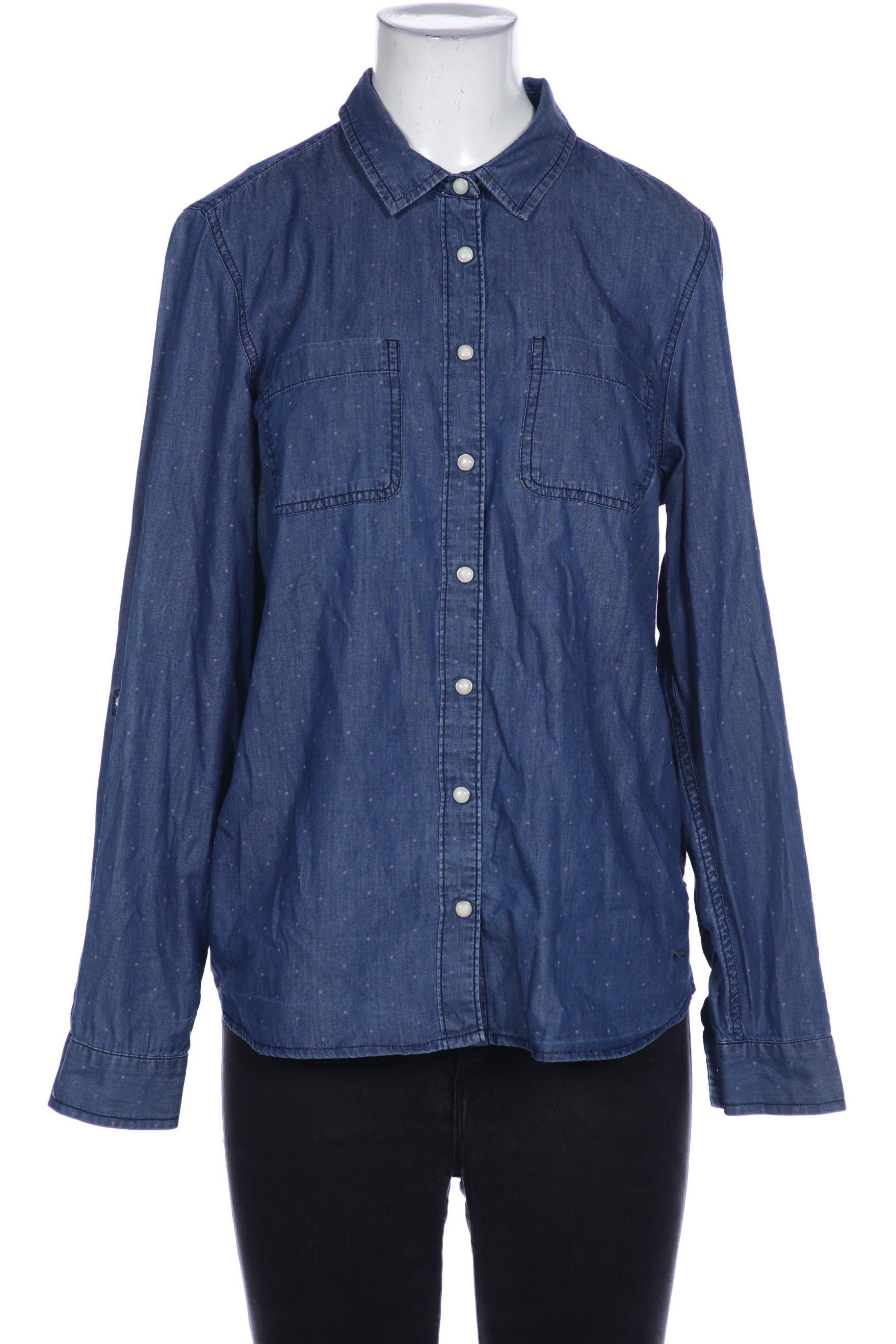 

Tommy Hilfiger Damen Bluse, blau, Gr. 38