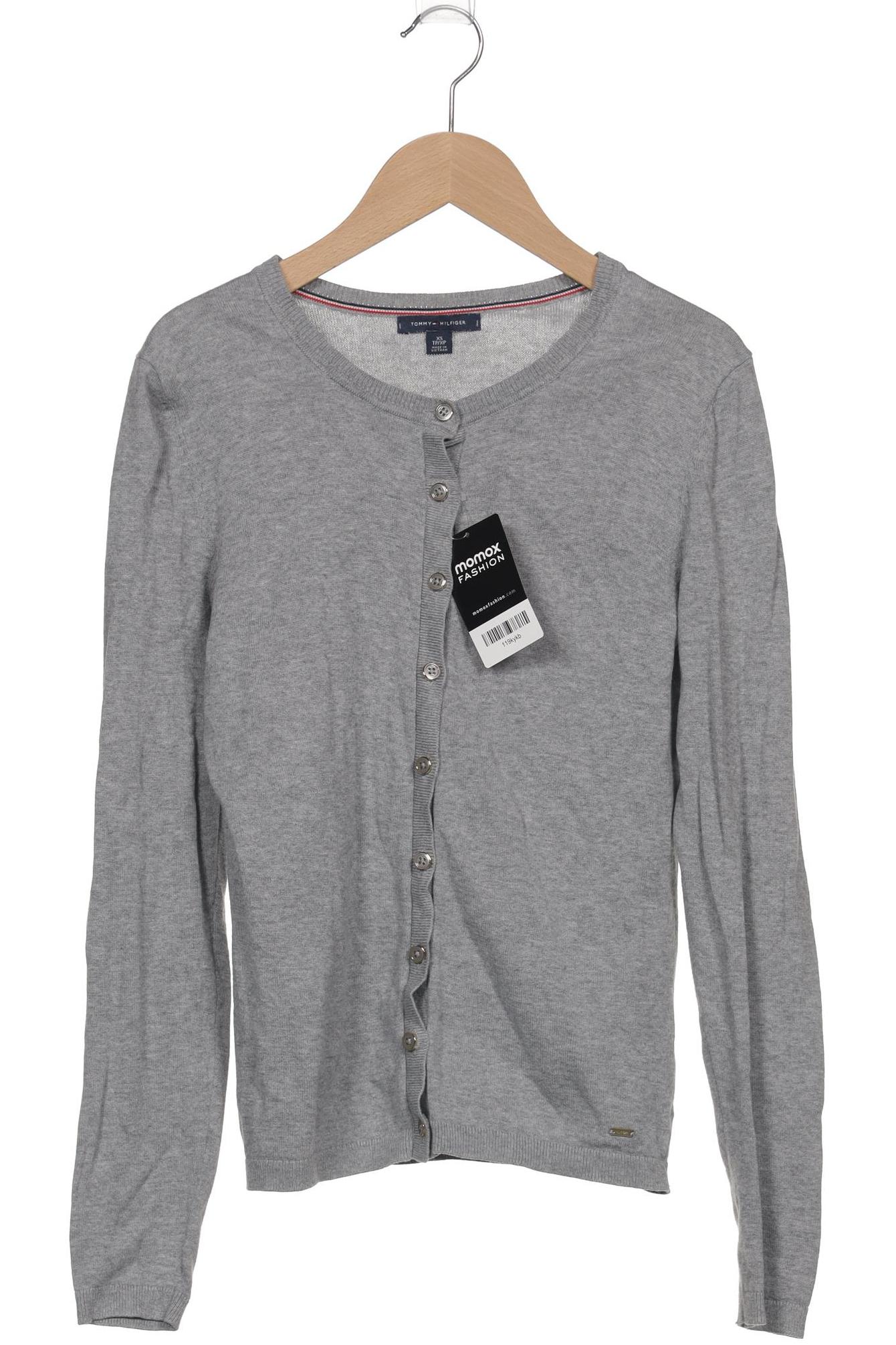 

Tommy Hilfiger Damen Strickjacke, grau, Gr. 34