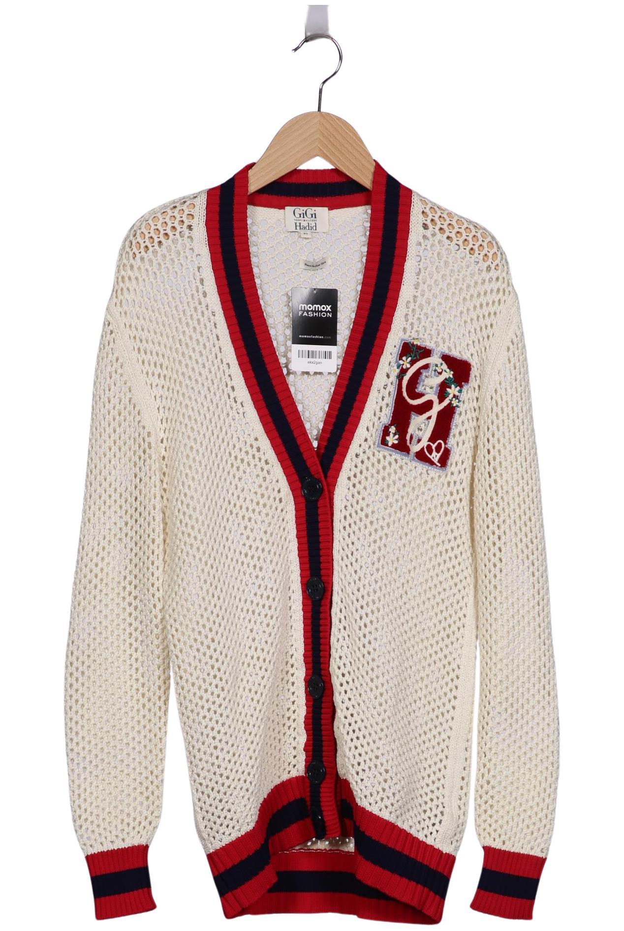 

Tommy Hilfiger Damen Strickjacke, weiß, Gr. 34