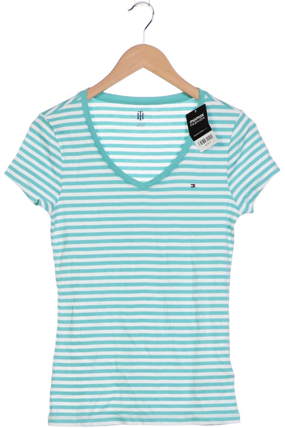 

Tommy Hilfiger Damen T-Shirt, türkis, Gr. 38