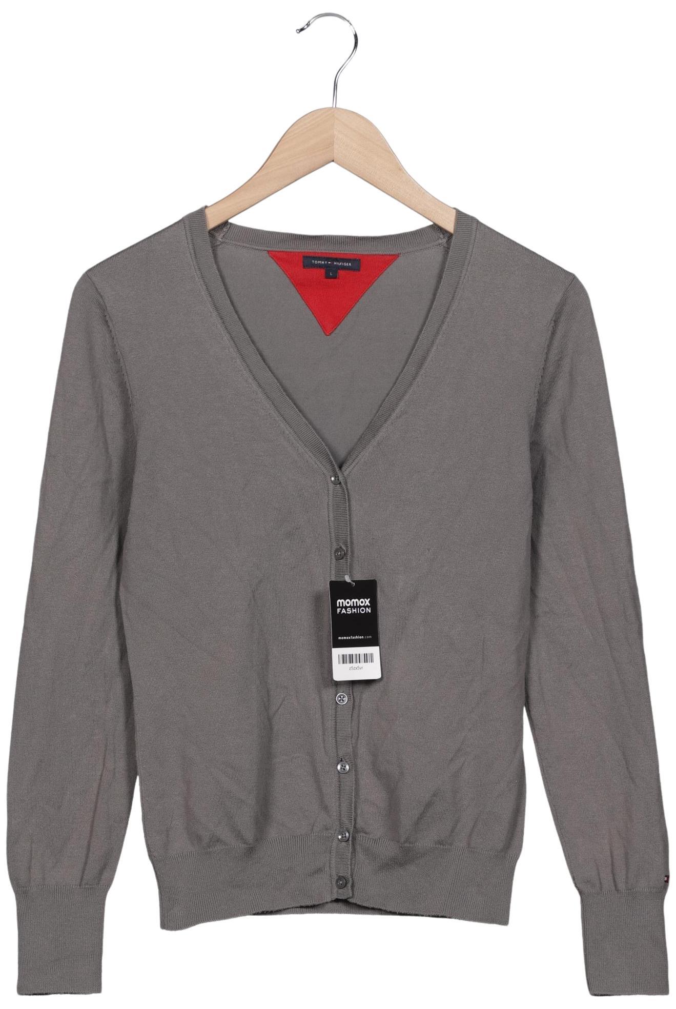 

Tommy Hilfiger Damen Strickjacke, grau, Gr. 42