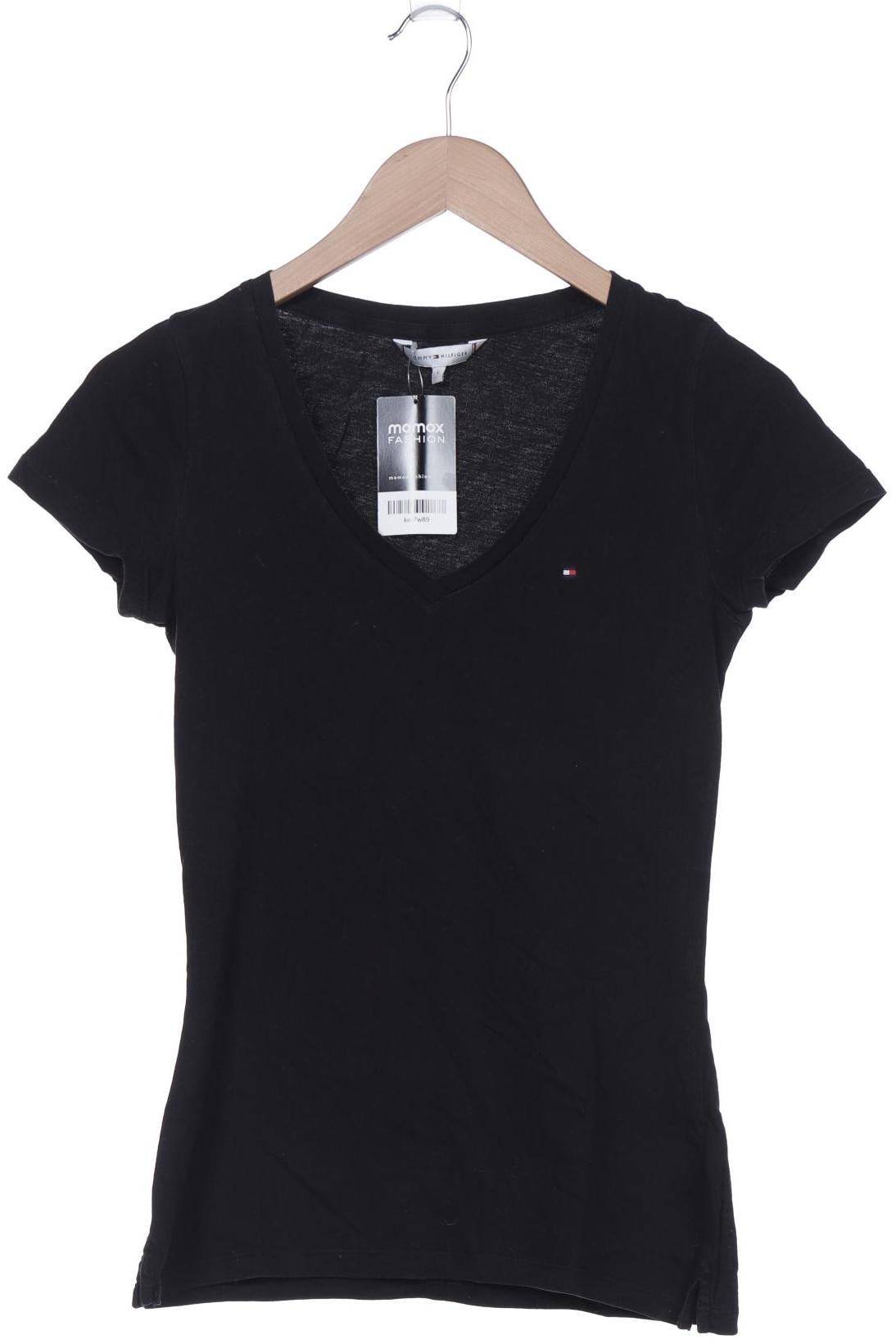 

Tommy Hilfiger Damen T-Shirt, schwarz, Gr. 36
