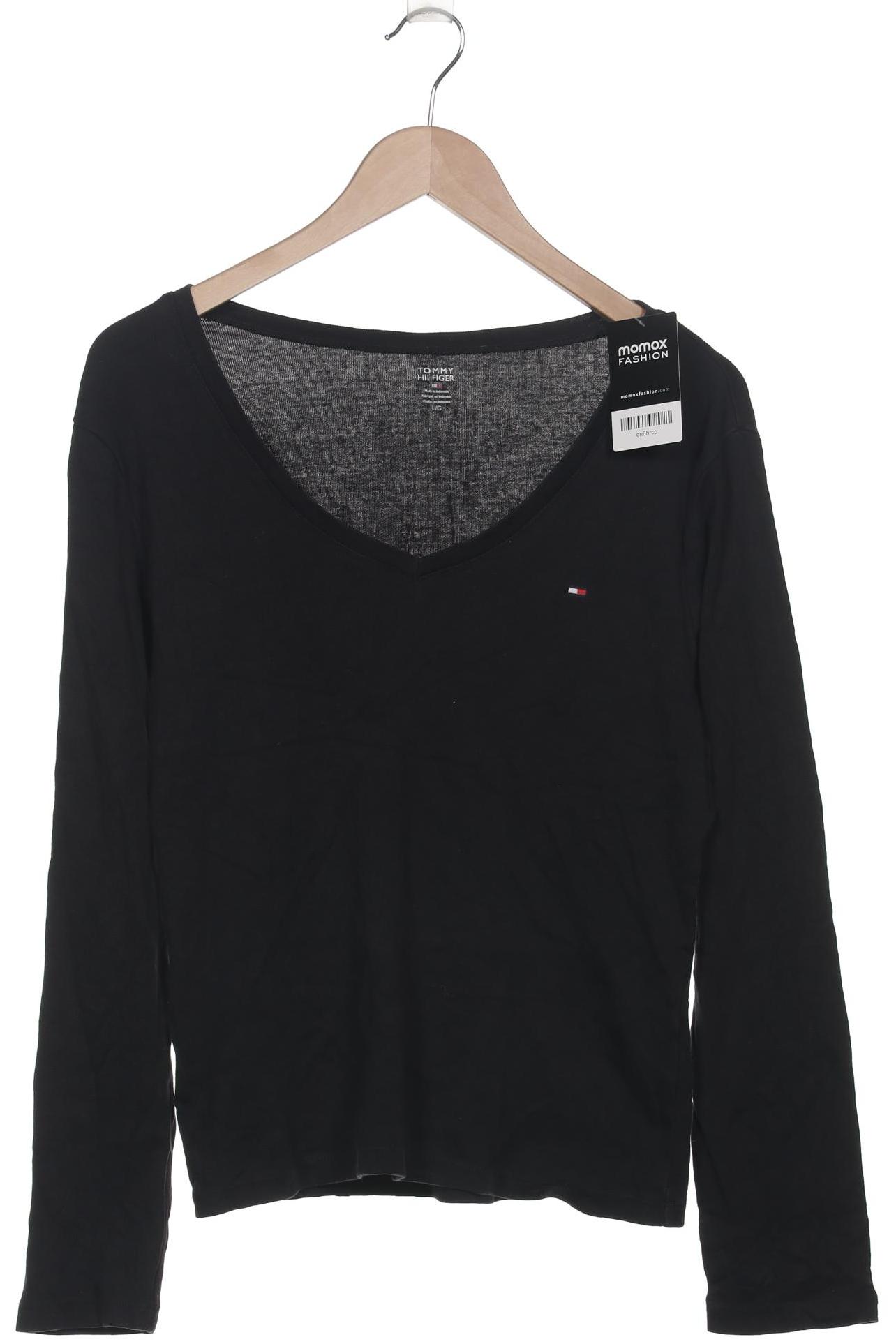 

Tommy Hilfiger Damen Langarmshirt, schwarz, Gr. 42