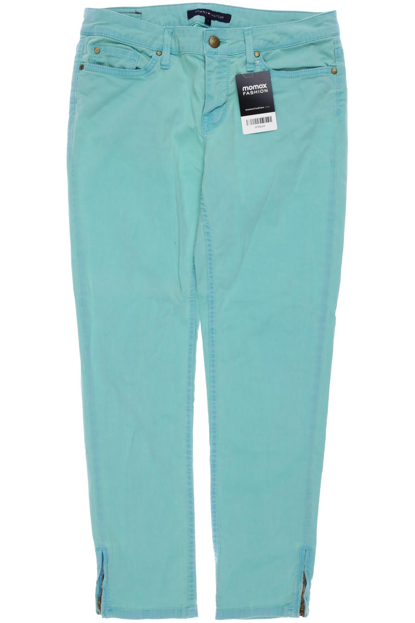 

Tommy Hilfiger Damen Stoffhose, türkis, Gr. 6