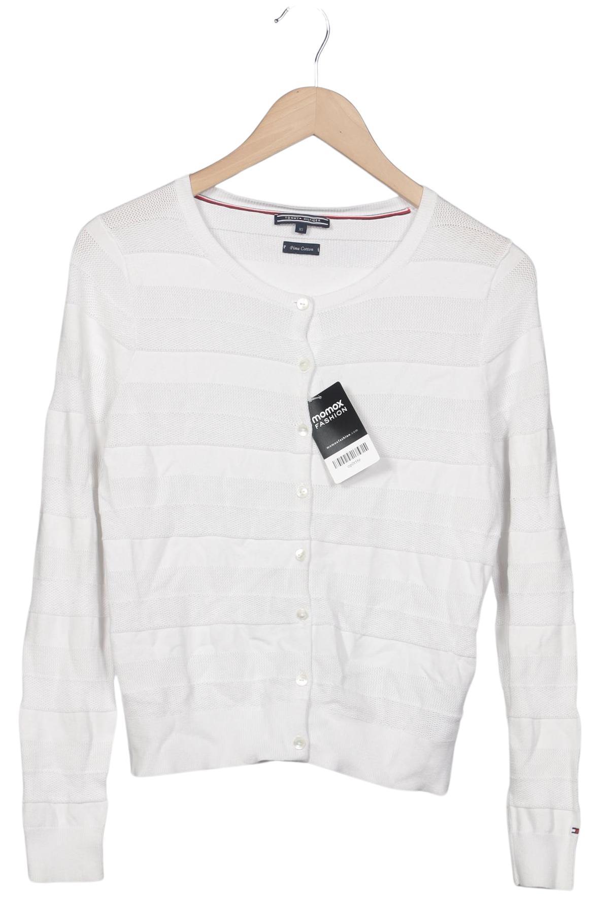 

Tommy Hilfiger Damen Strickjacke, weiß, Gr. 34