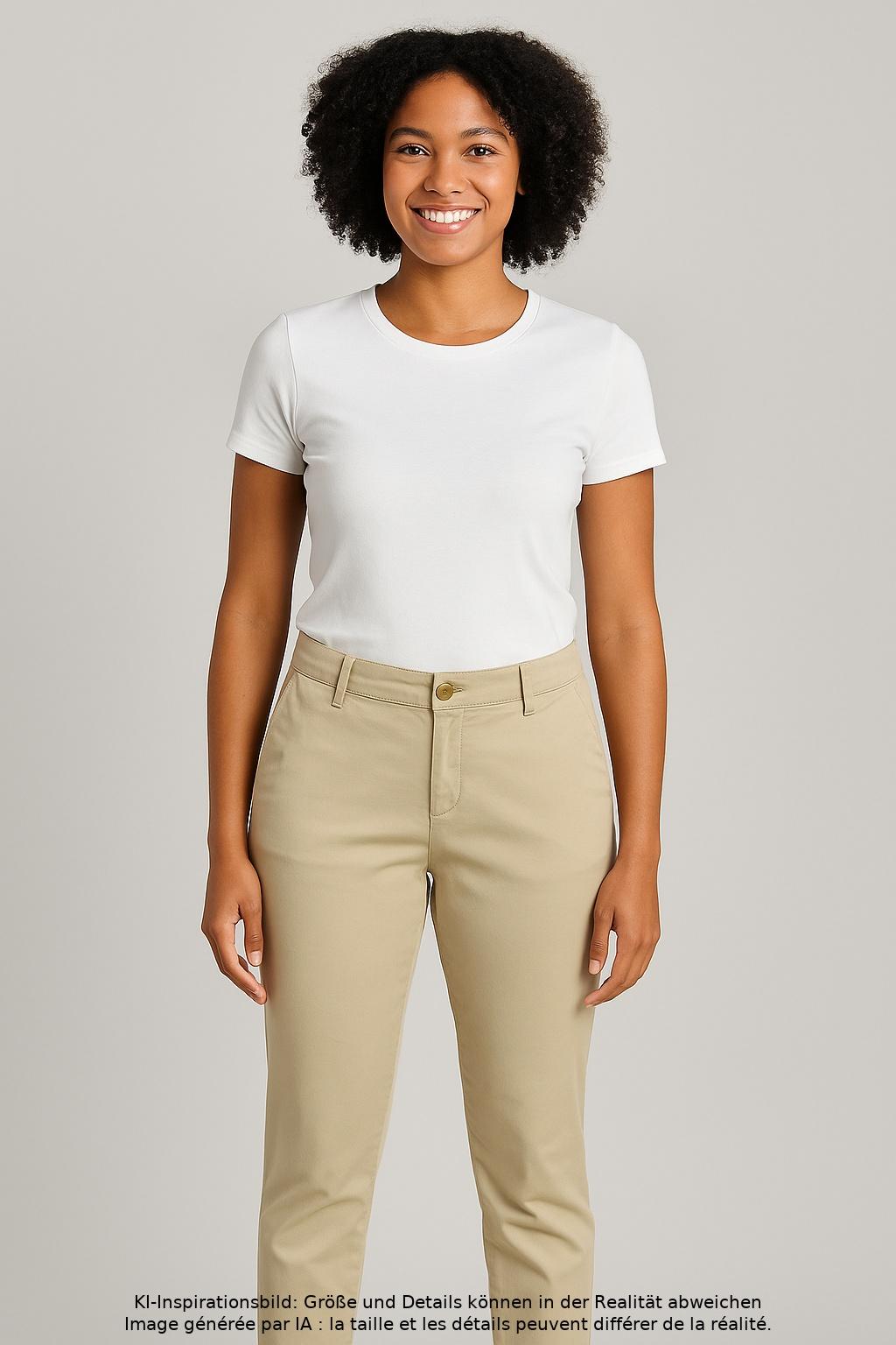 

Tommy Hilfiger Damen Stoffhose, beige, Gr. 0