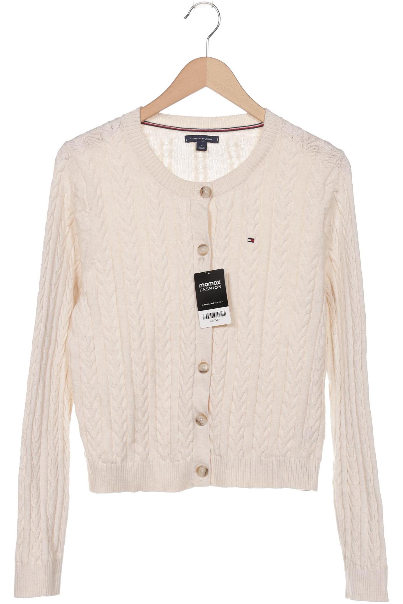 

Tommy Hilfiger Damen Strickjacke, cremeweiß, Gr. 42