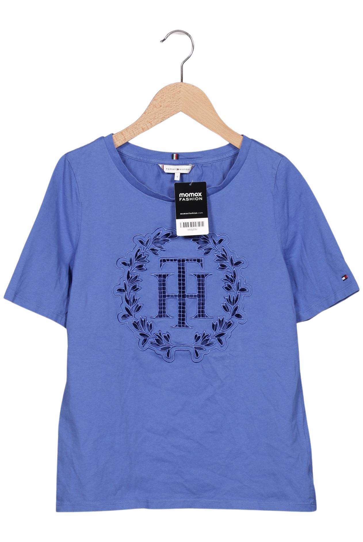 

Tommy Hilfiger Damen T-Shirt, blau, Gr. 36