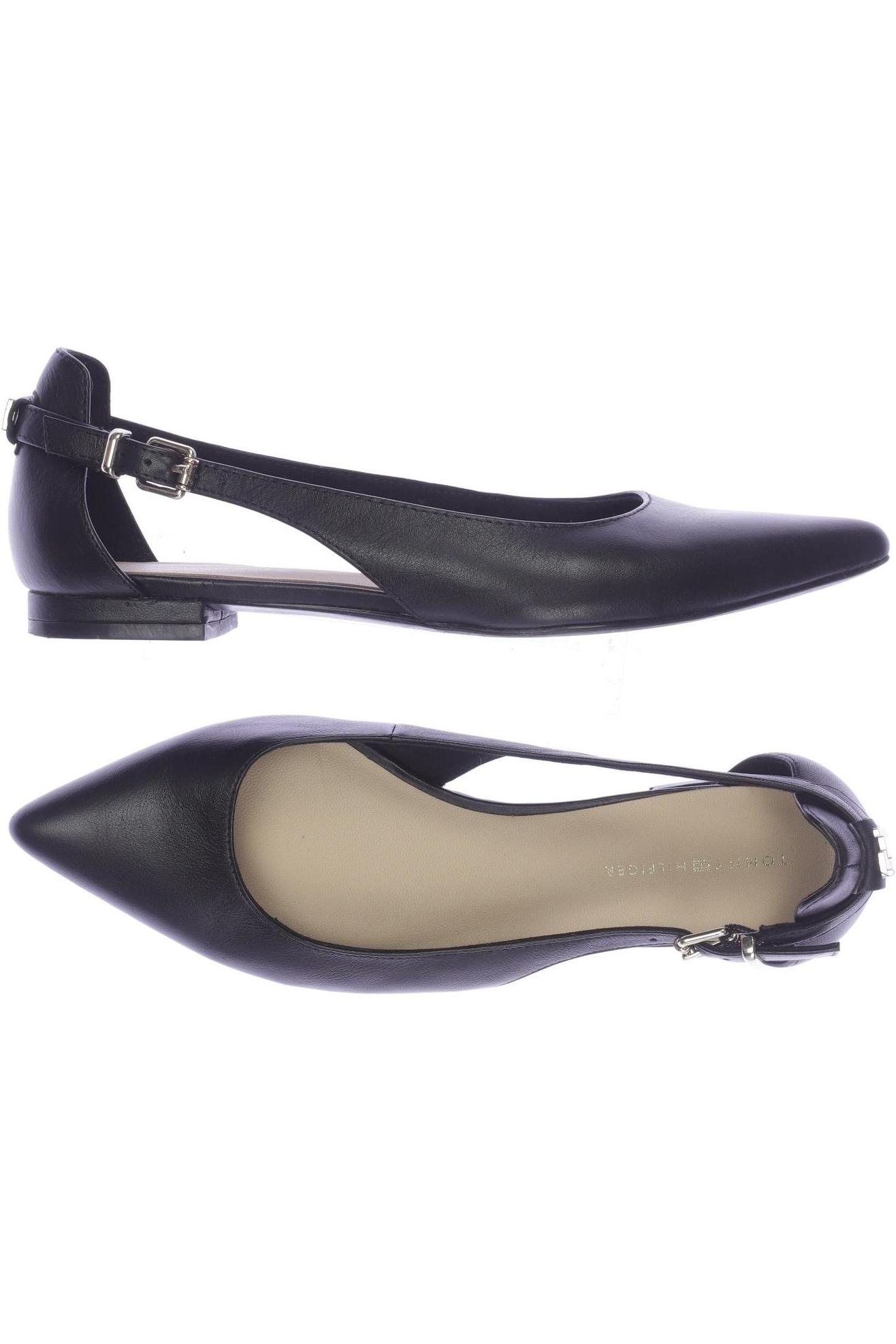 

Tommy Hilfiger Damen Ballerinas, schwarz, Gr. 37