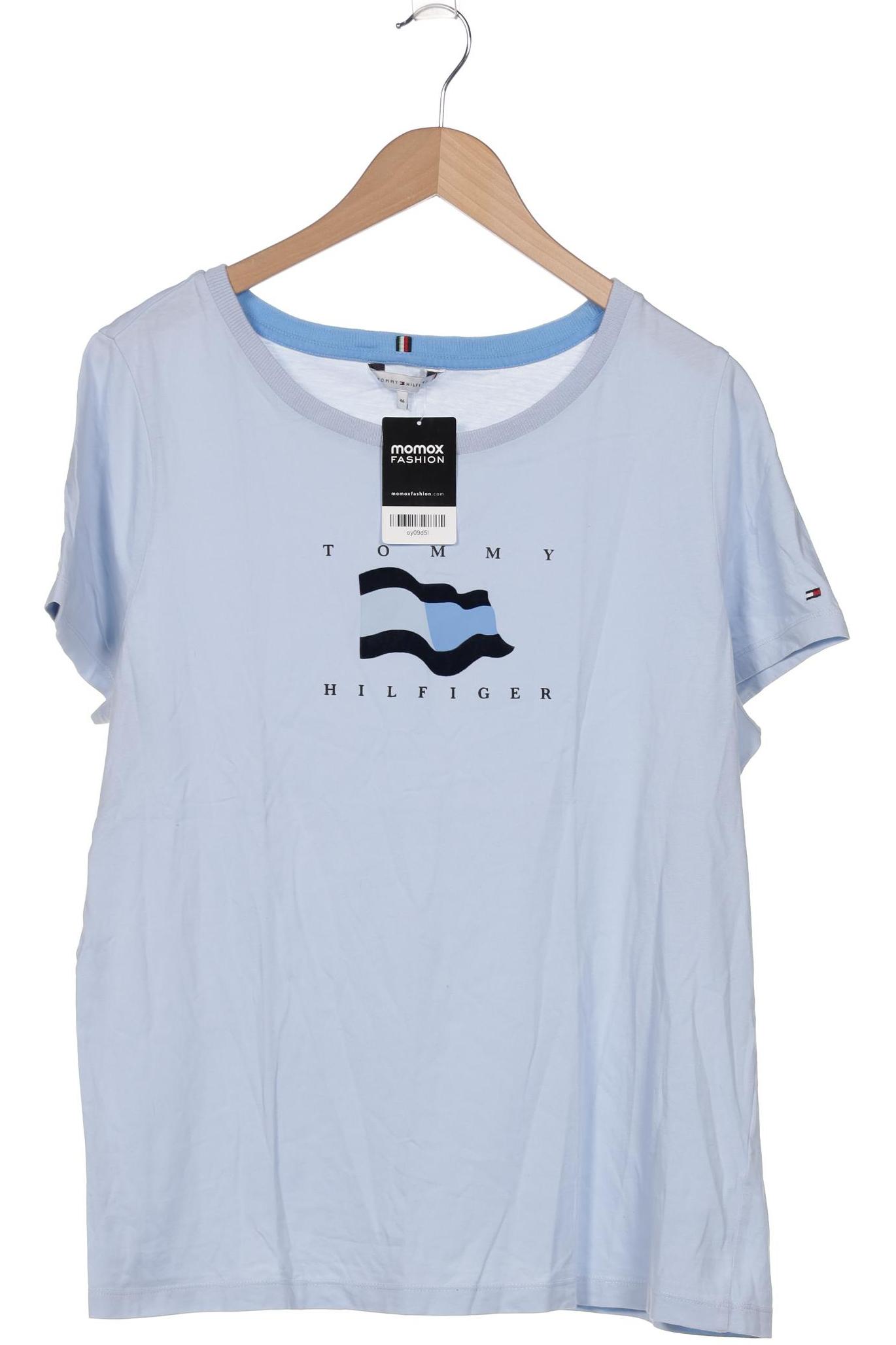

Tommy Hilfiger Damen T-Shirt, hellblau, Gr. 46