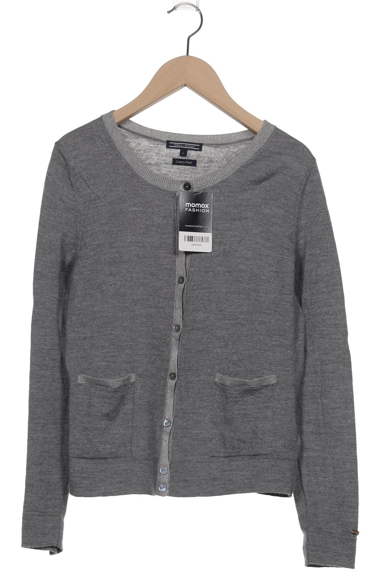 

Tommy Hilfiger Damen Strickjacke, grau, Gr. 42