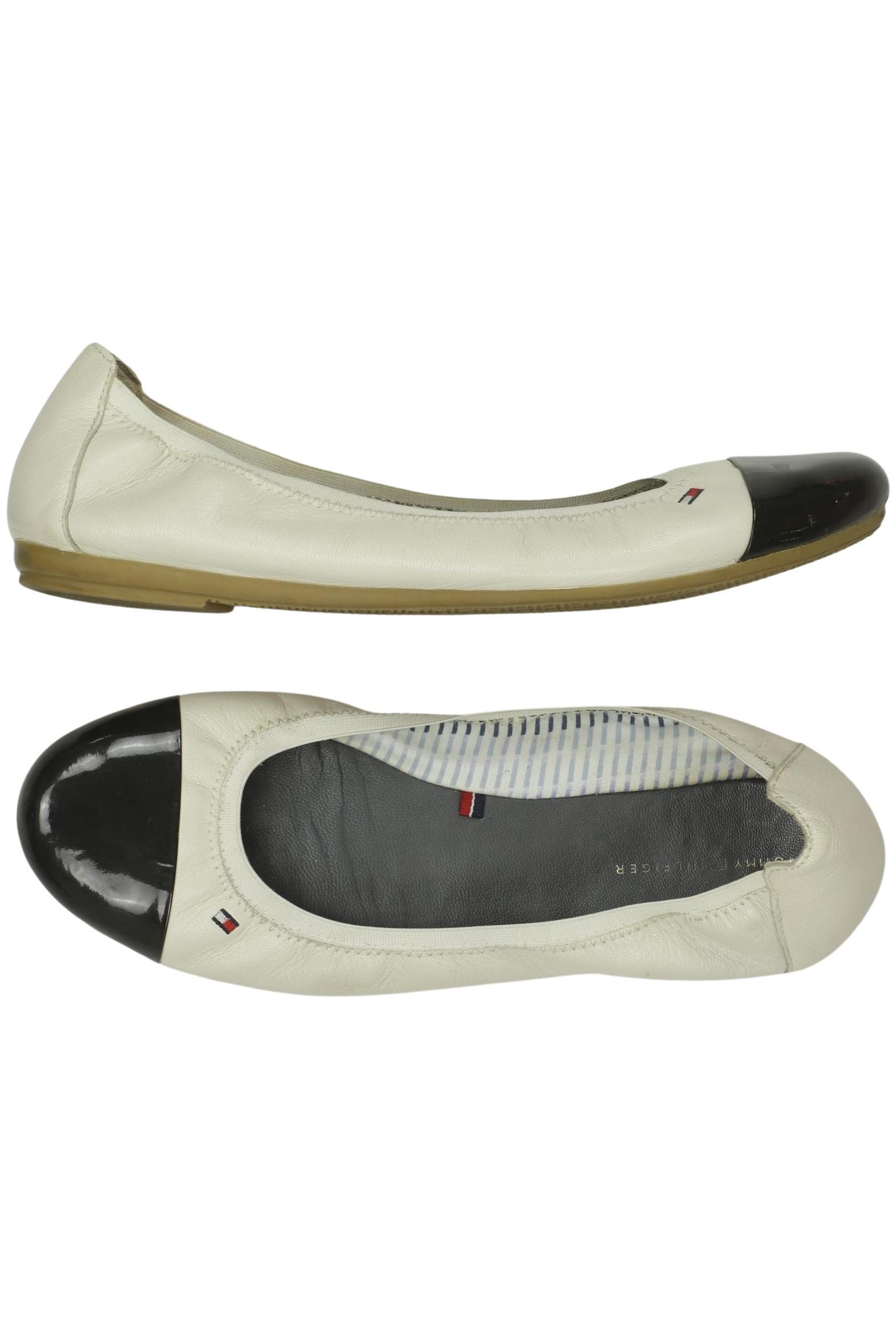 Thumbnail - Tommy Hilfiger Damen Ballerinas, cremeweiß, Gr. 42