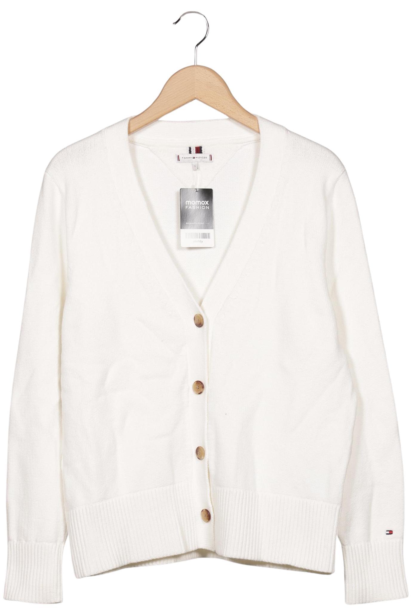 

Tommy Hilfiger Damen Strickjacke, weiß, Gr. 42
