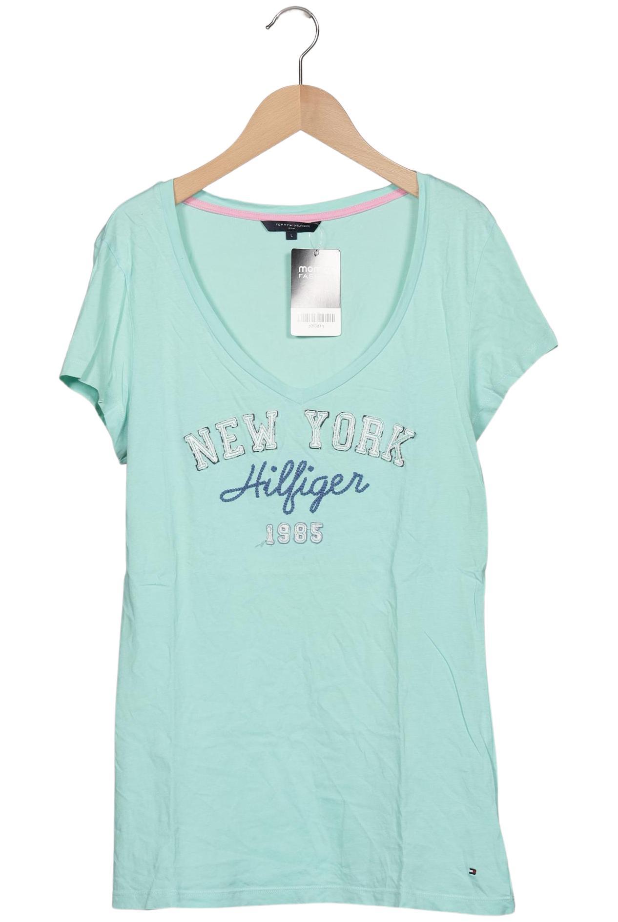 

Tommy Hilfiger Damen T-Shirt, hellgrün, Gr. 42