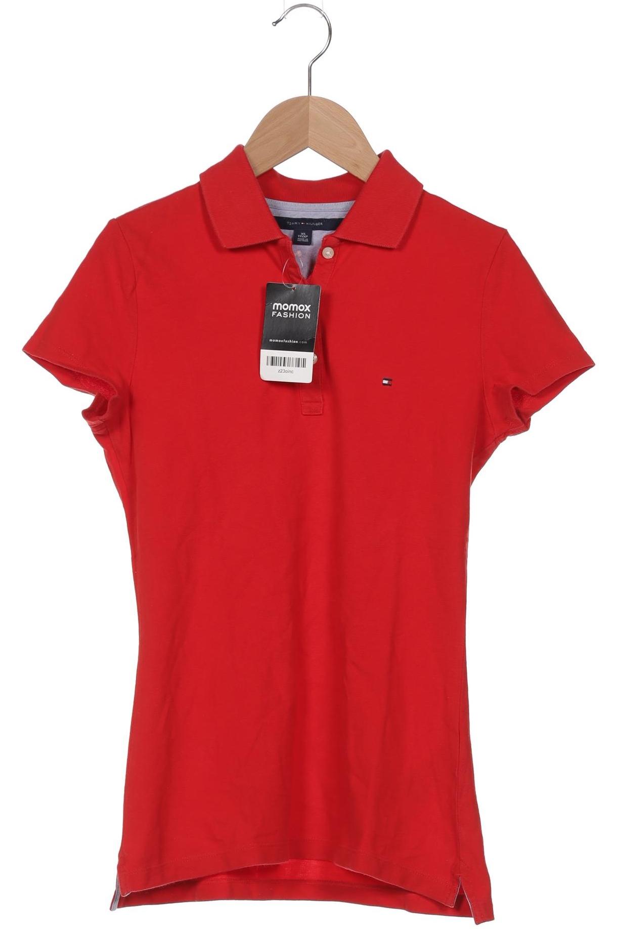 

Tommy Hilfiger Damen Poloshirt, rot, Gr. 34