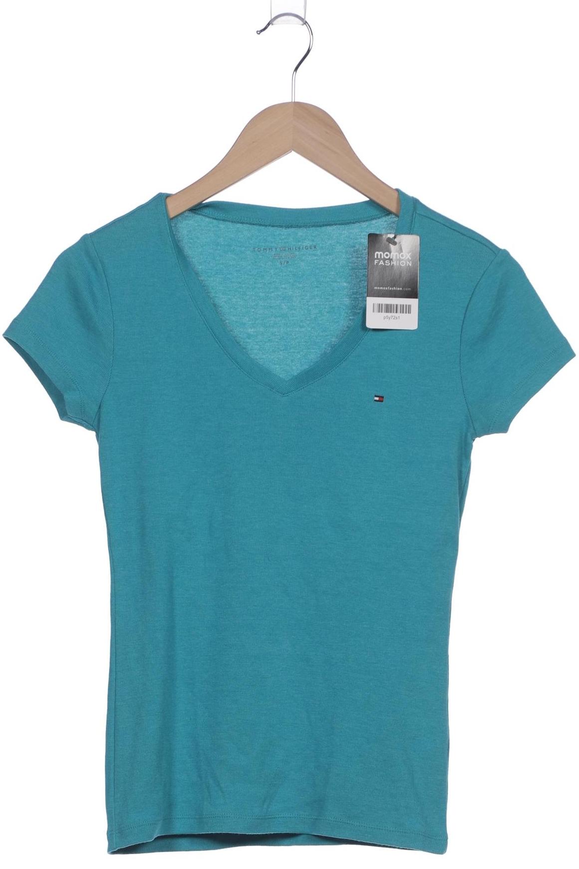 

Tommy Hilfiger Damen T-Shirt, blau, Gr. 36