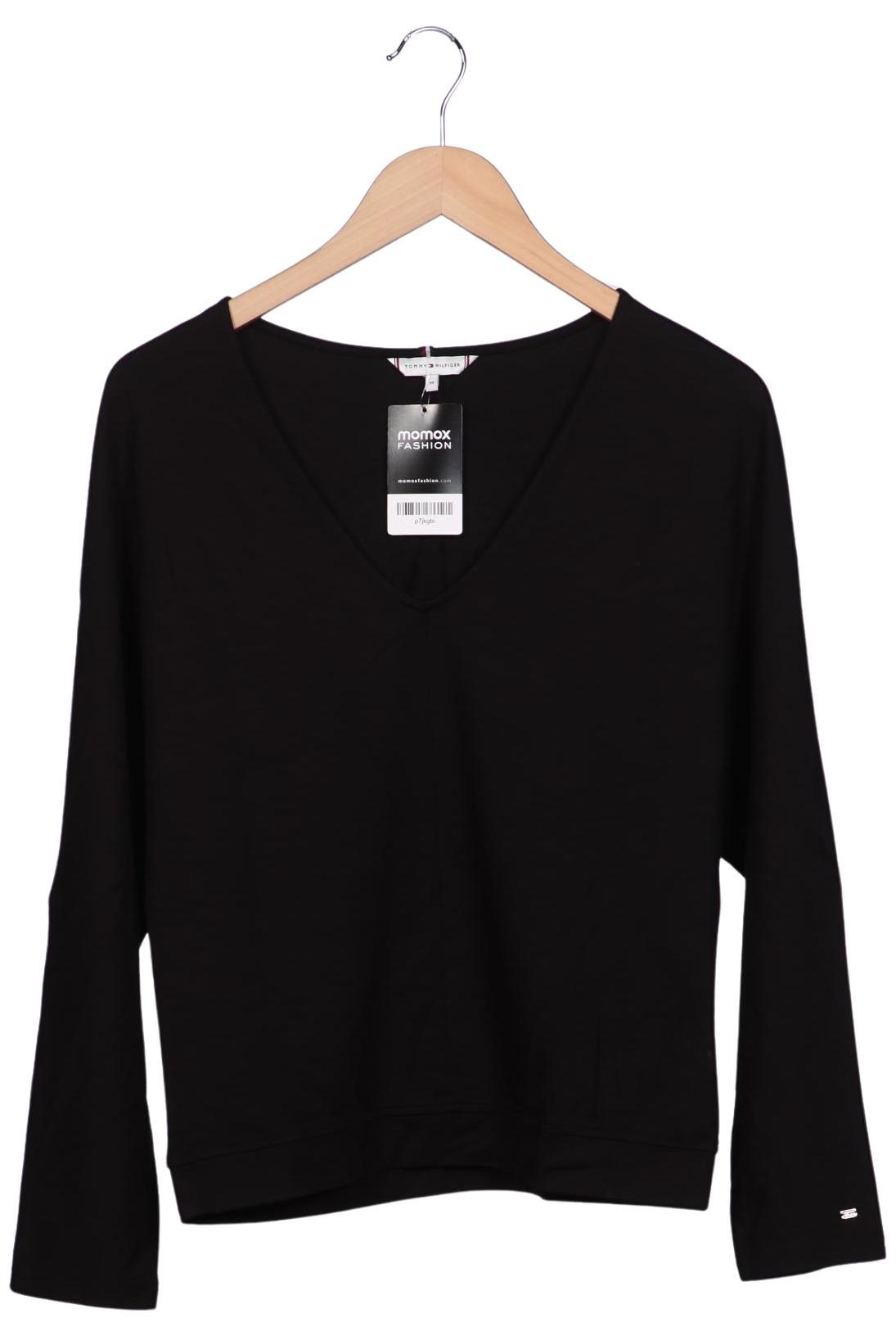 

Tommy Hilfiger Damen Langarmshirt, schwarz, Gr. 38