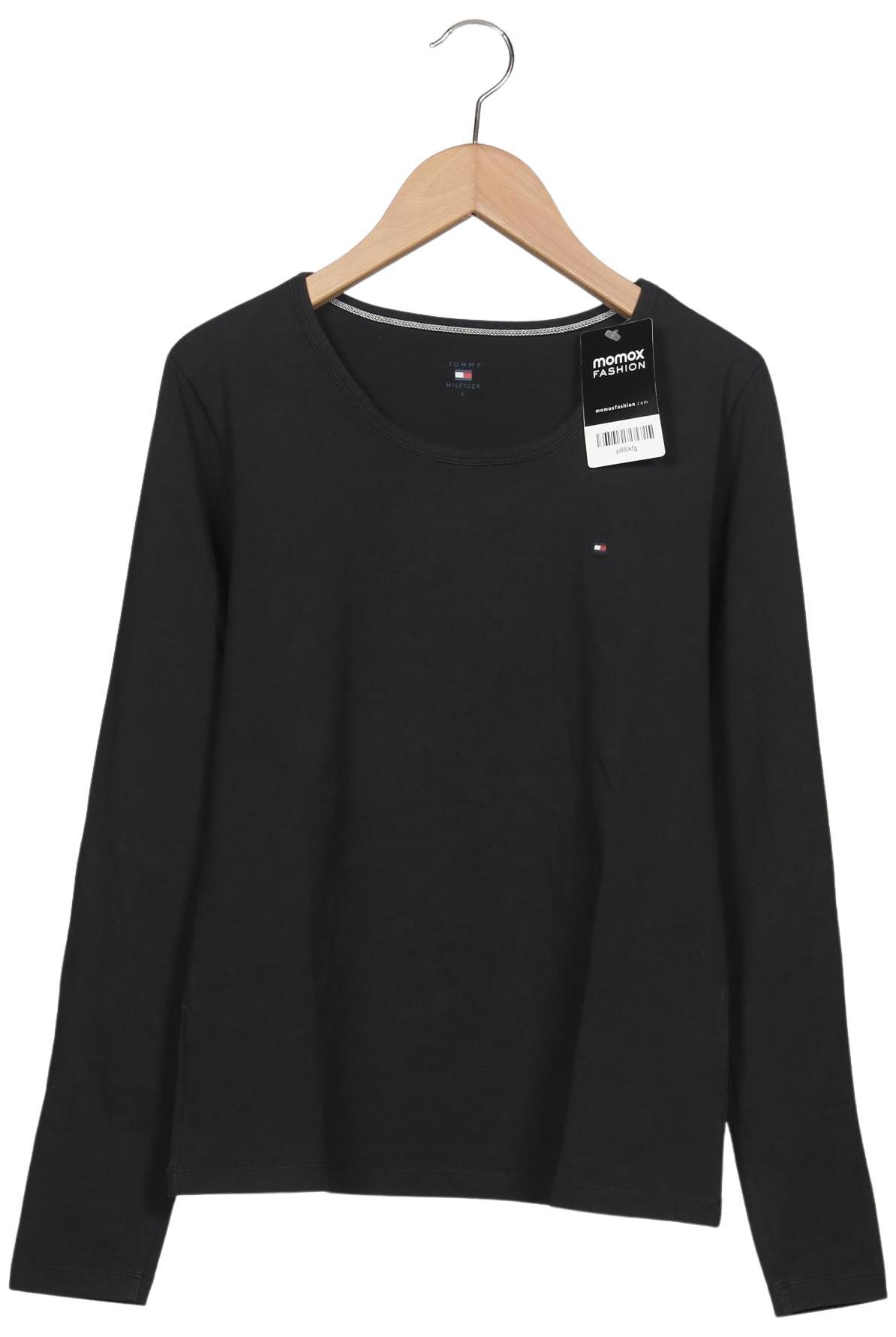 

Tommy Hilfiger Damen Langarmshirt, schwarz, Gr. 42