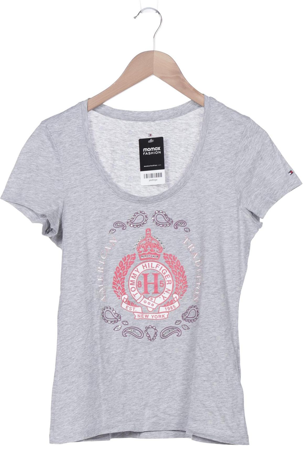 

Tommy Hilfiger Damen T-Shirt, grau, Gr. 38
