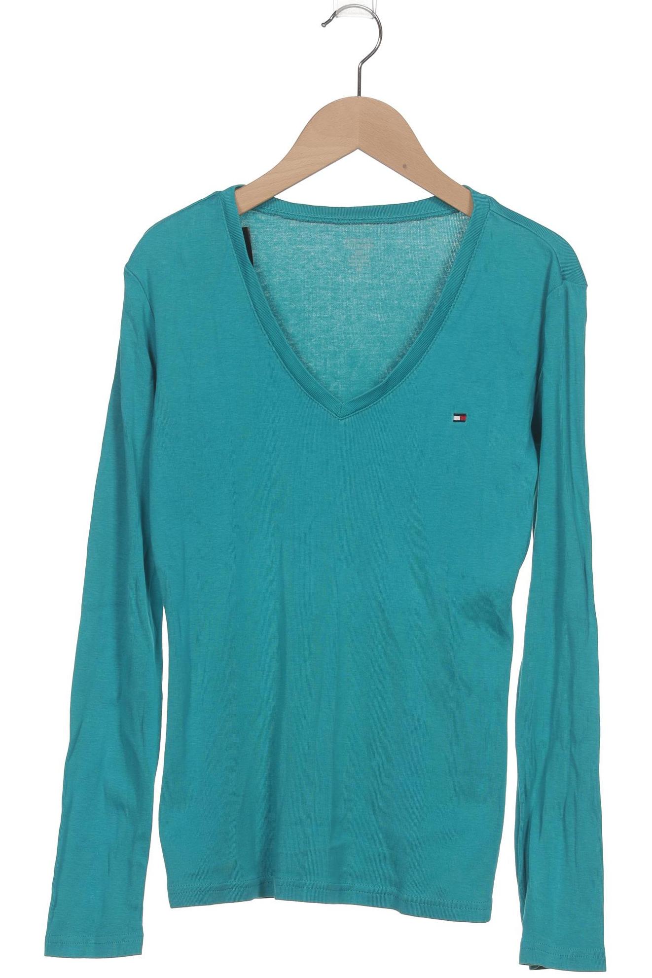 

Tommy Hilfiger Damen Langarmshirt, türkis, Gr. 36