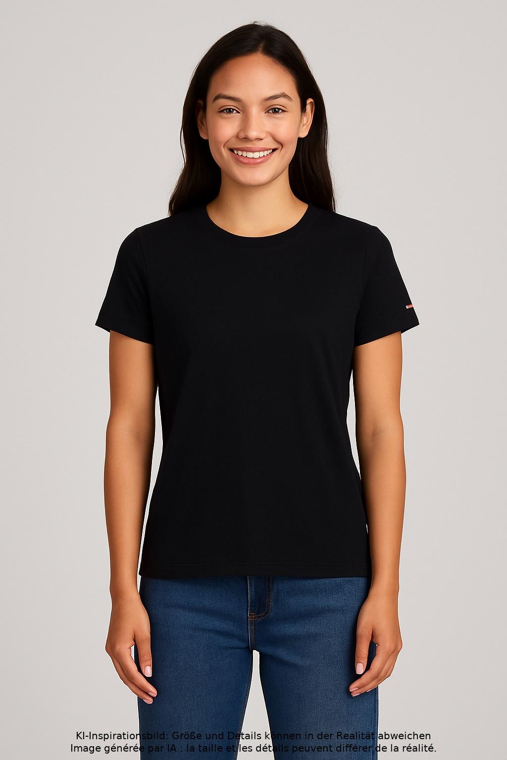 

Tommy Hilfiger Damen T-Shirt, marineblau, Gr. 32