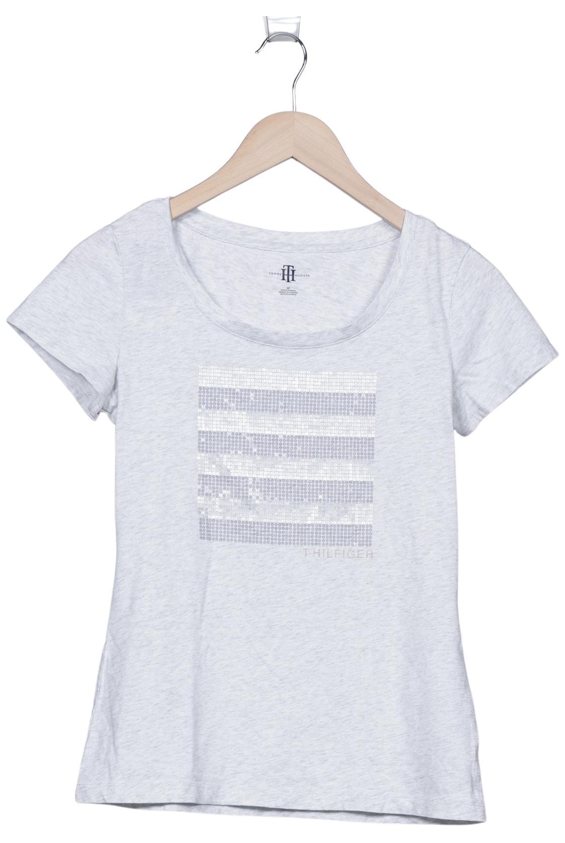 

Tommy Hilfiger Damen T-Shirt, grau, Gr. 36