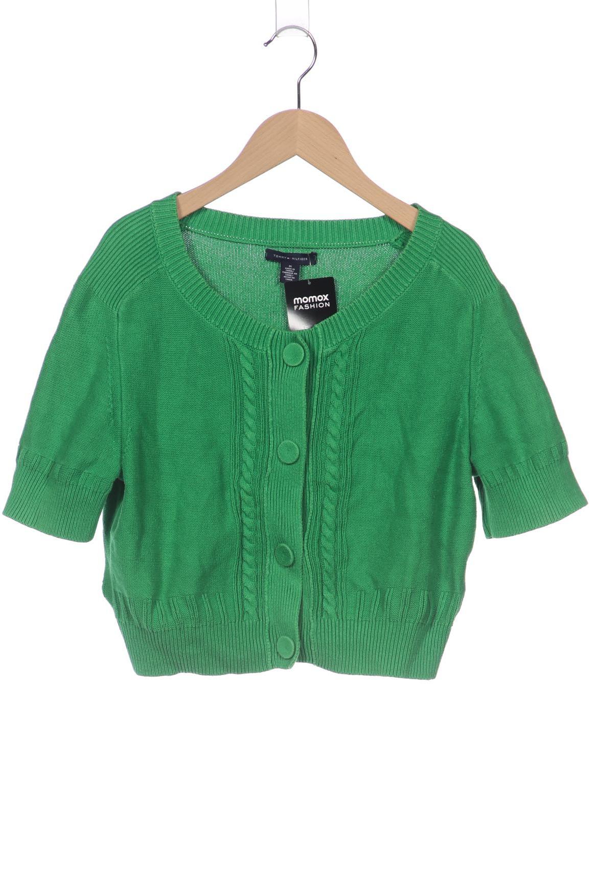 

Tommy Hilfiger Damen Strickjacke, grün, Gr. 38