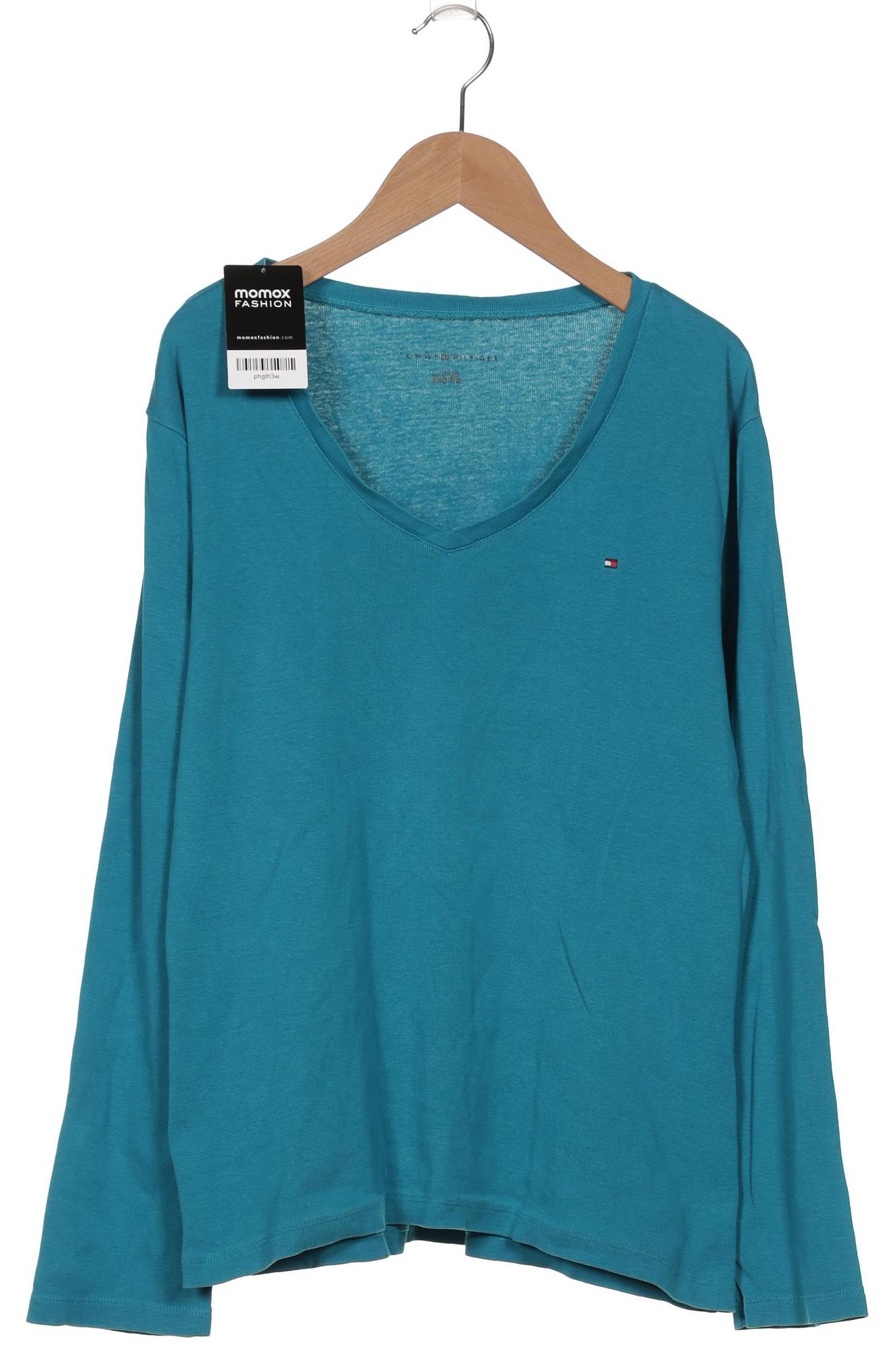 

Tommy Hilfiger Damen Langarmshirt, türkis, Gr. 38