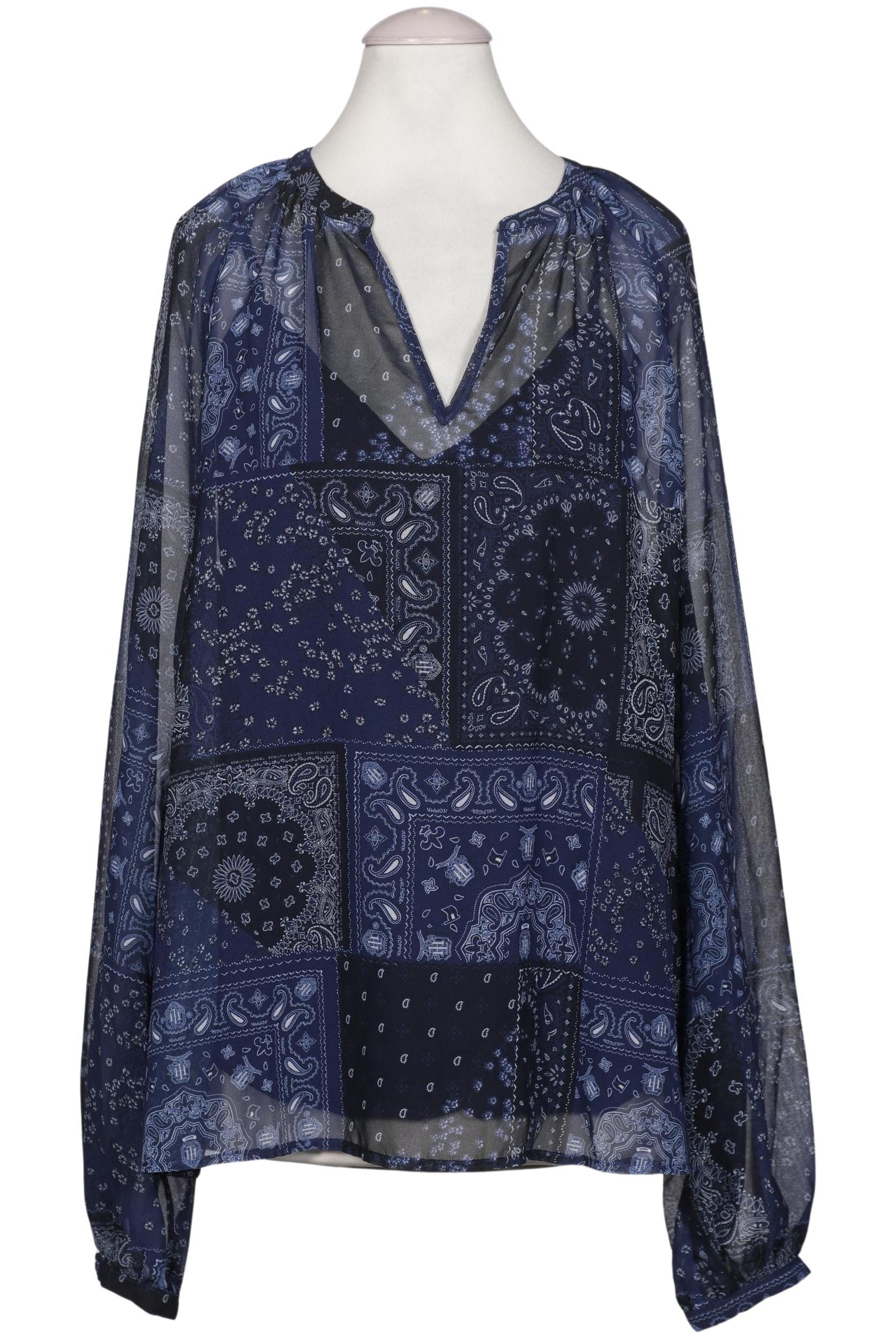 

Tommy Hilfiger Damen Bluse, blau, Gr. 38