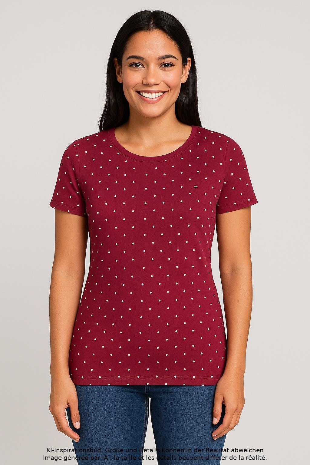 

Tommy Hilfiger Damen T-Shirt, rot, Gr. 38