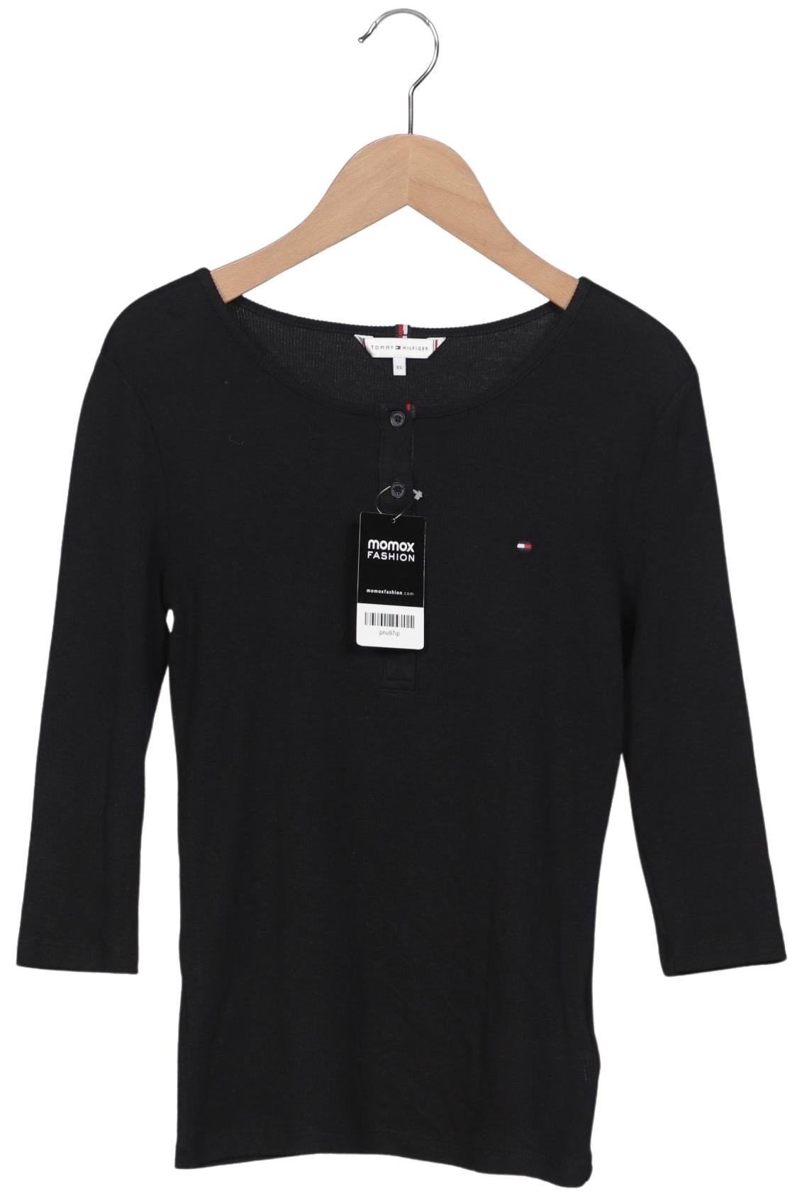 

Tommy Hilfiger Damen Langarmshirt, schwarz, Gr. 34