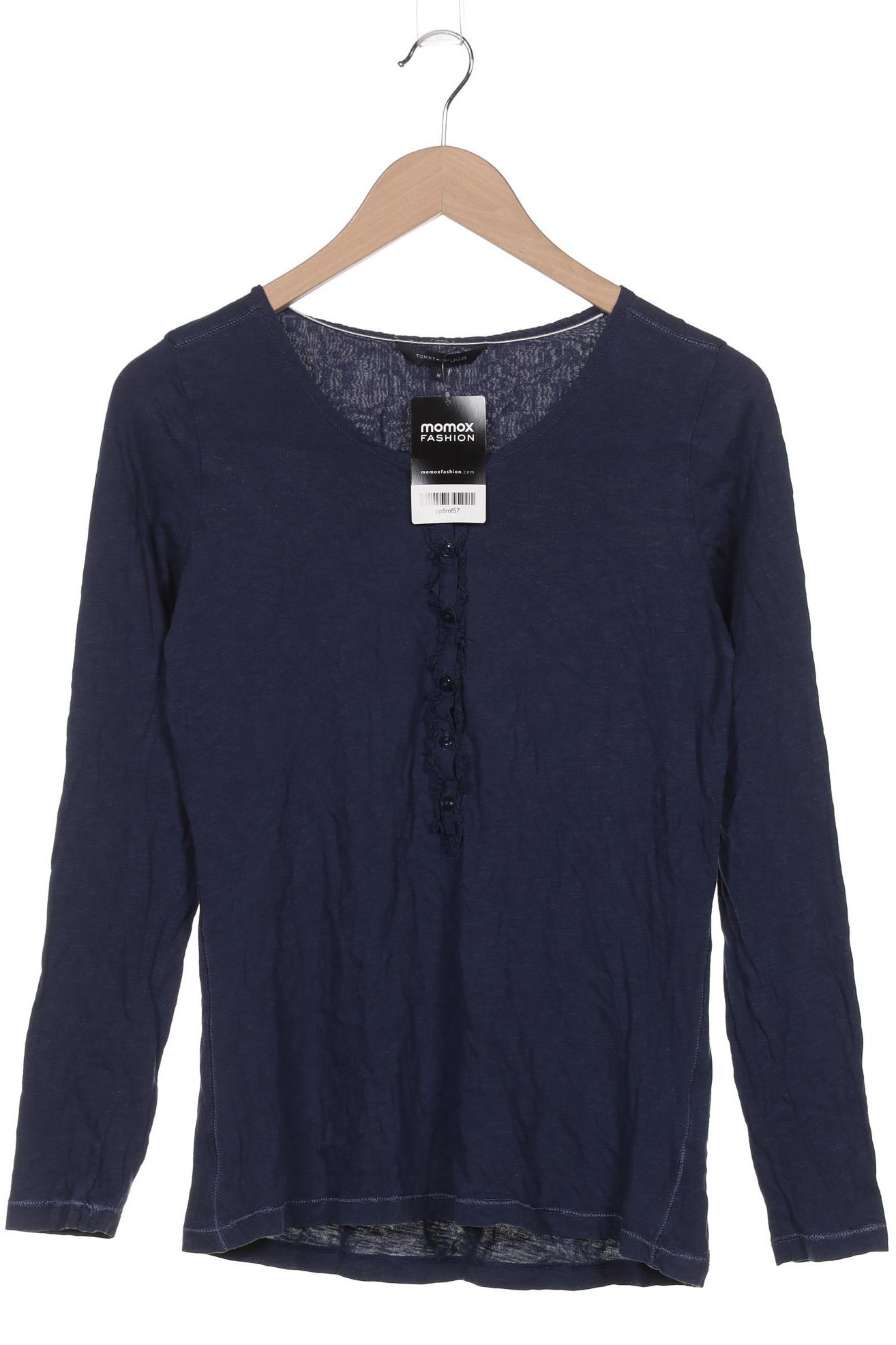 

Tommy Hilfiger Damen Langarmshirt, marineblau, Gr. 38