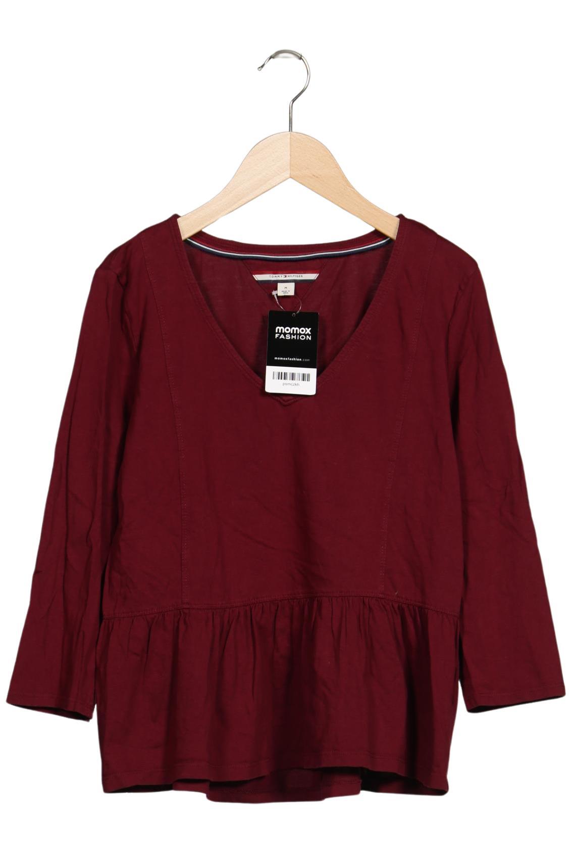 

Tommy Hilfiger Damen Langarmshirt, bordeaux, Gr. 38