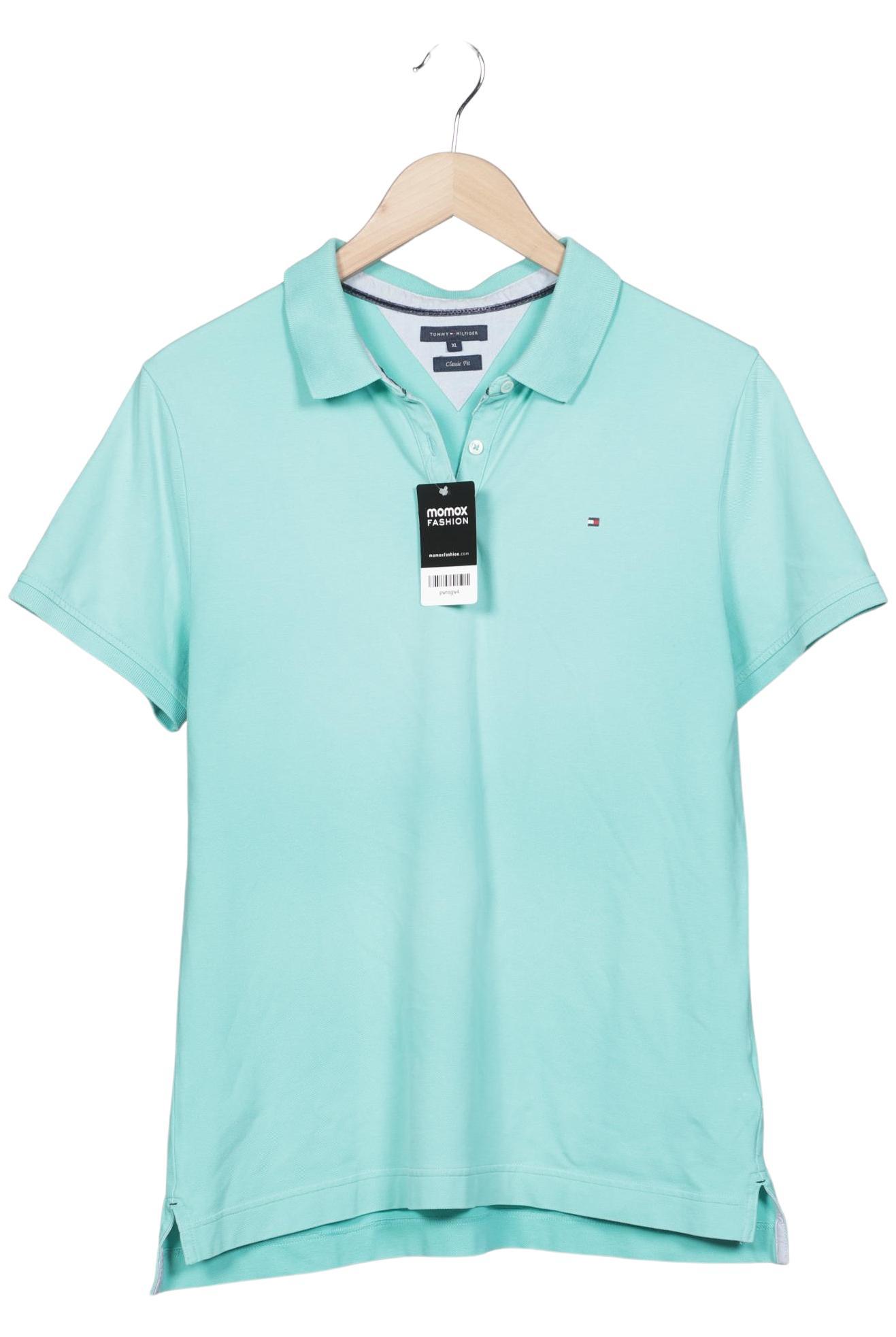 

Tommy Hilfiger Damen Poloshirt, türkis, Gr. 44