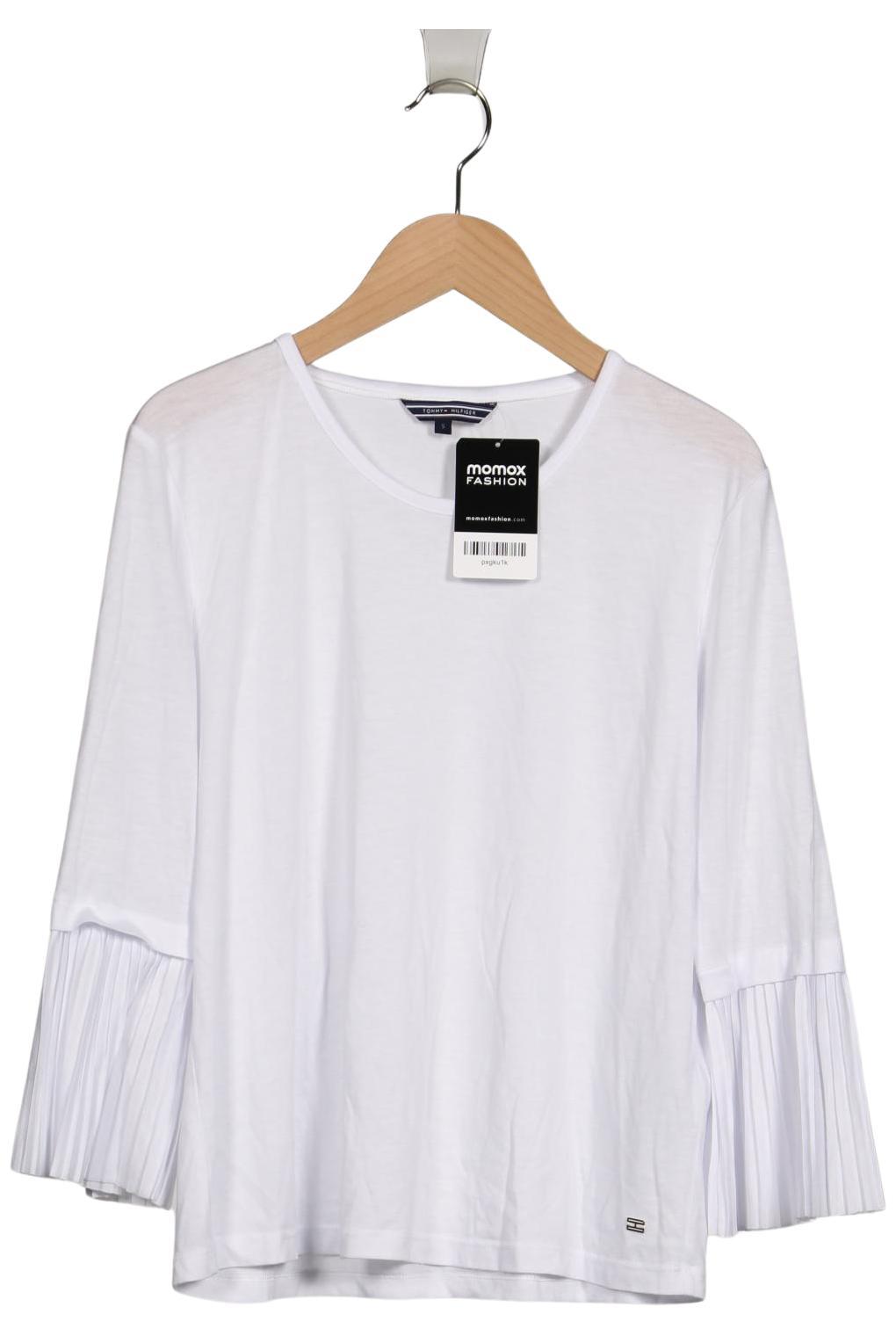 

Tommy Hilfiger Damen Langarmshirt, weiß, Gr. 36