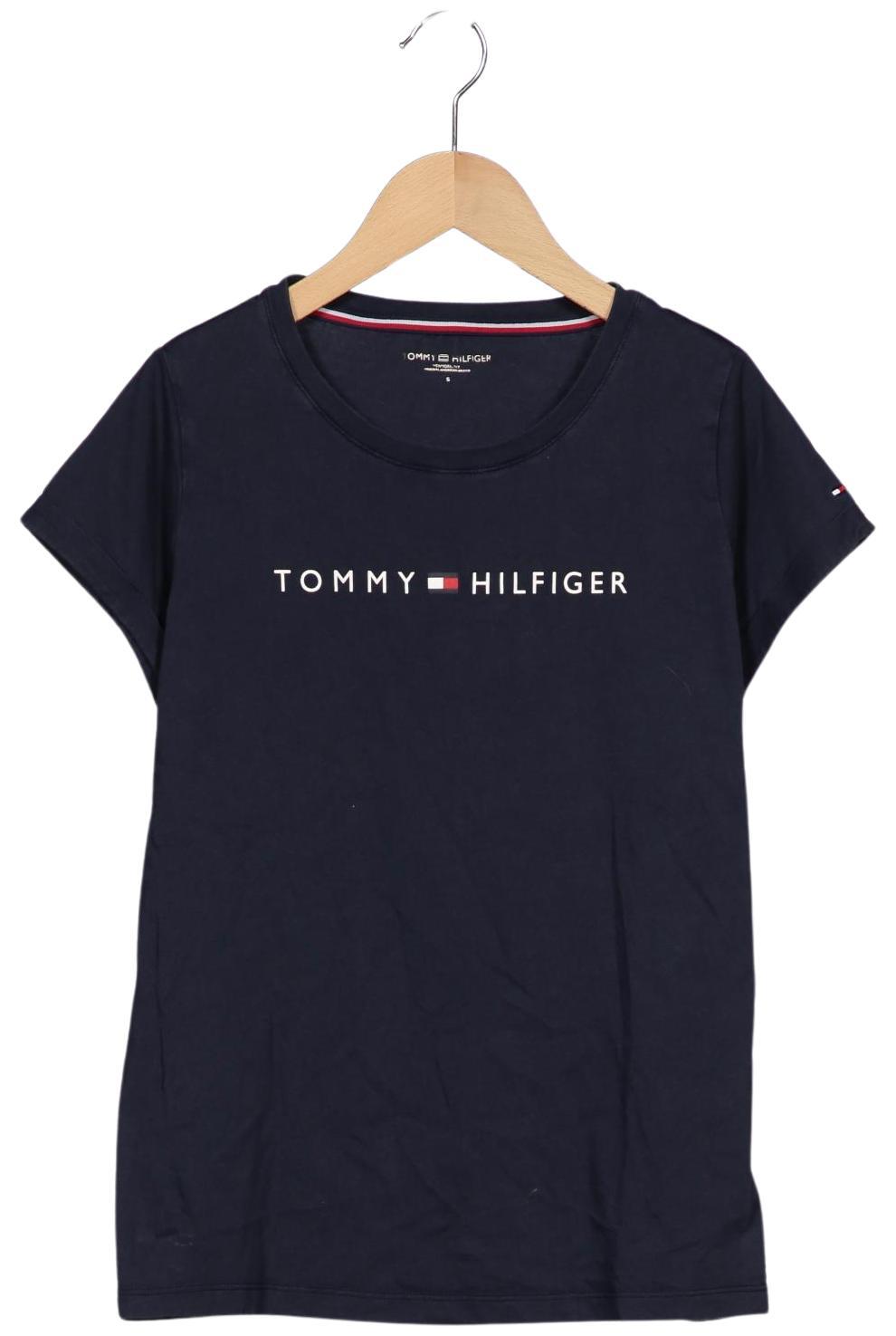 

Tommy Hilfiger Damen T-Shirt, marineblau, Gr. 36