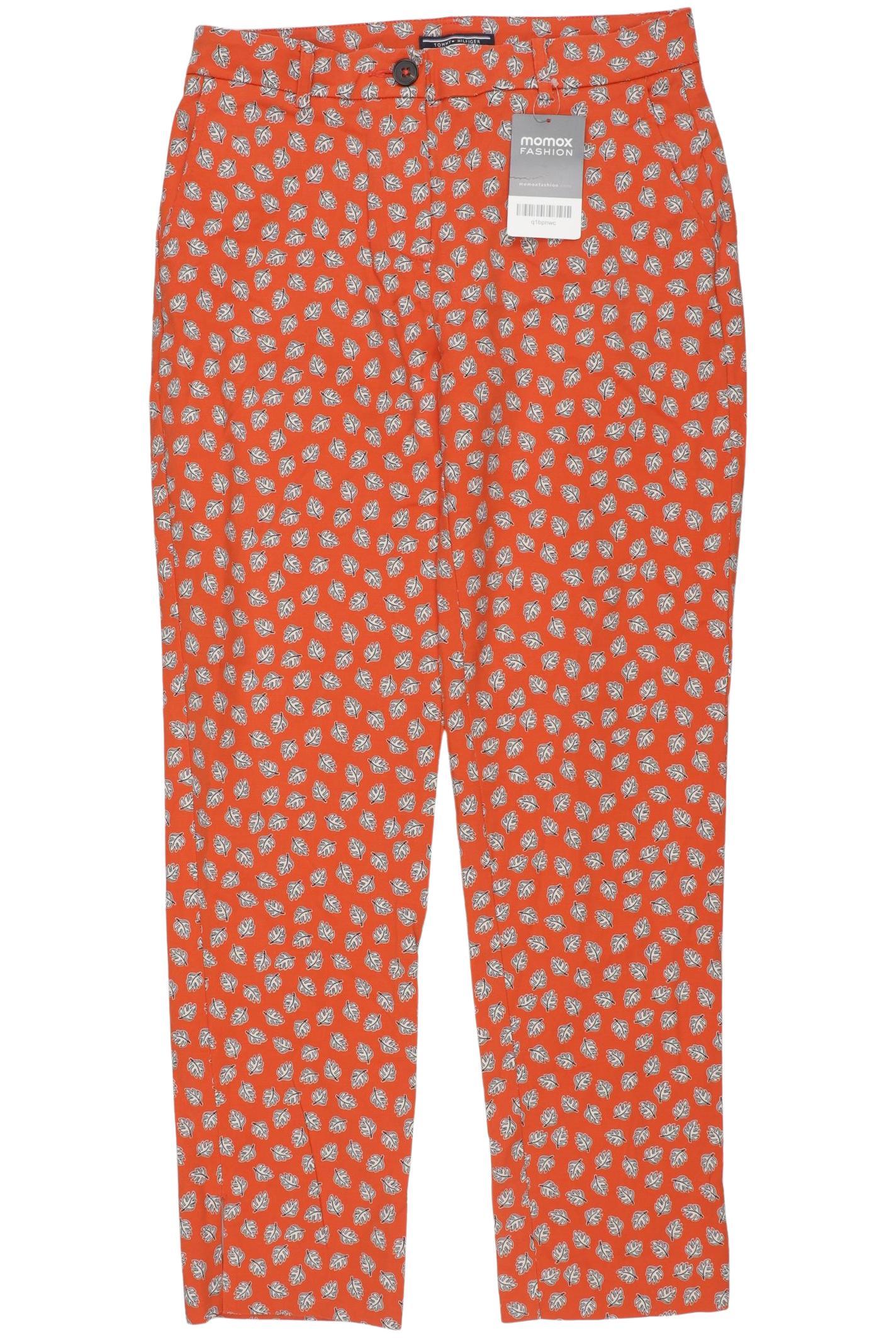

Tommy Hilfiger Damen Stoffhose, orange, Gr. 4