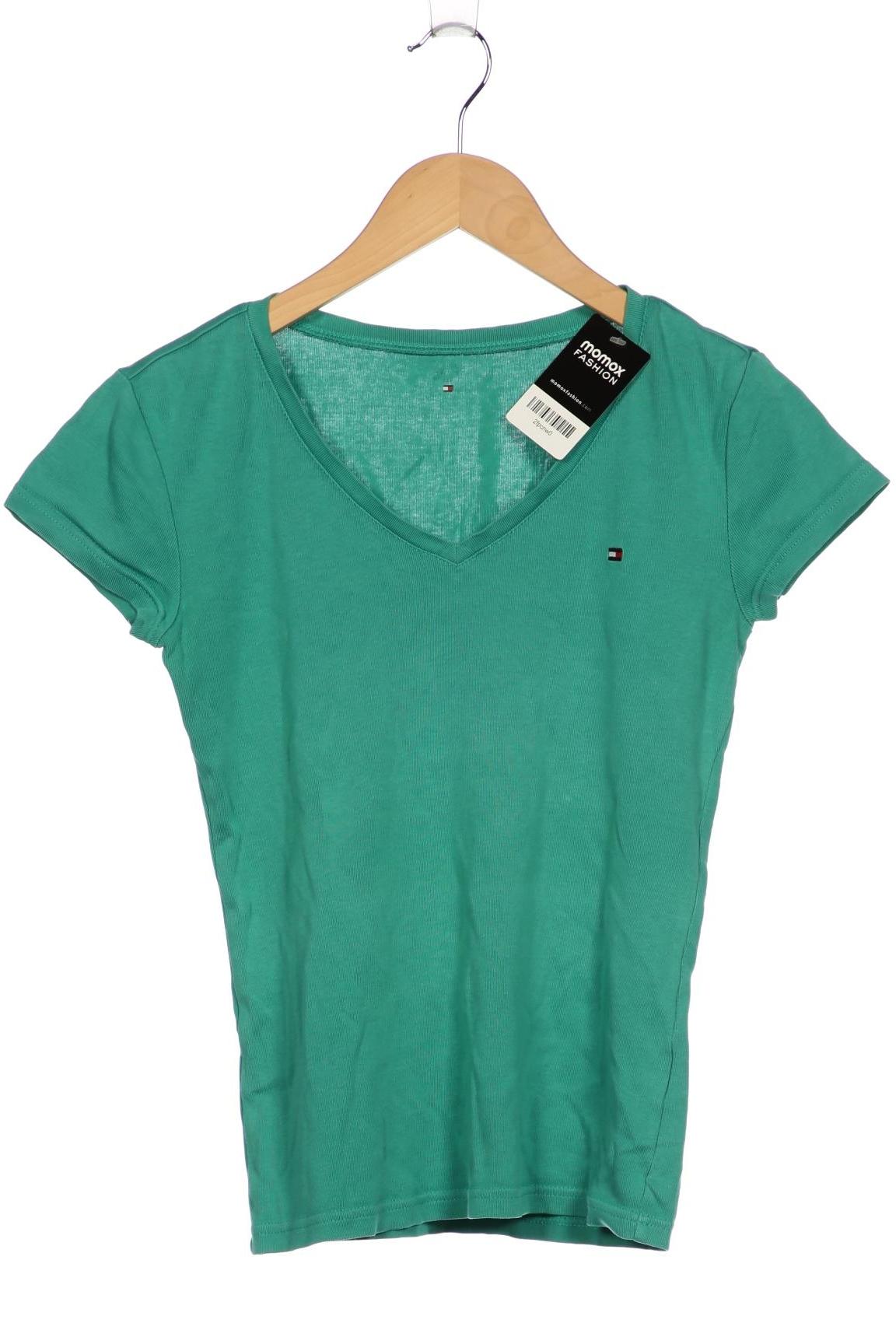 

Tommy Hilfiger Damen T-Shirt, türkis, Gr. 36