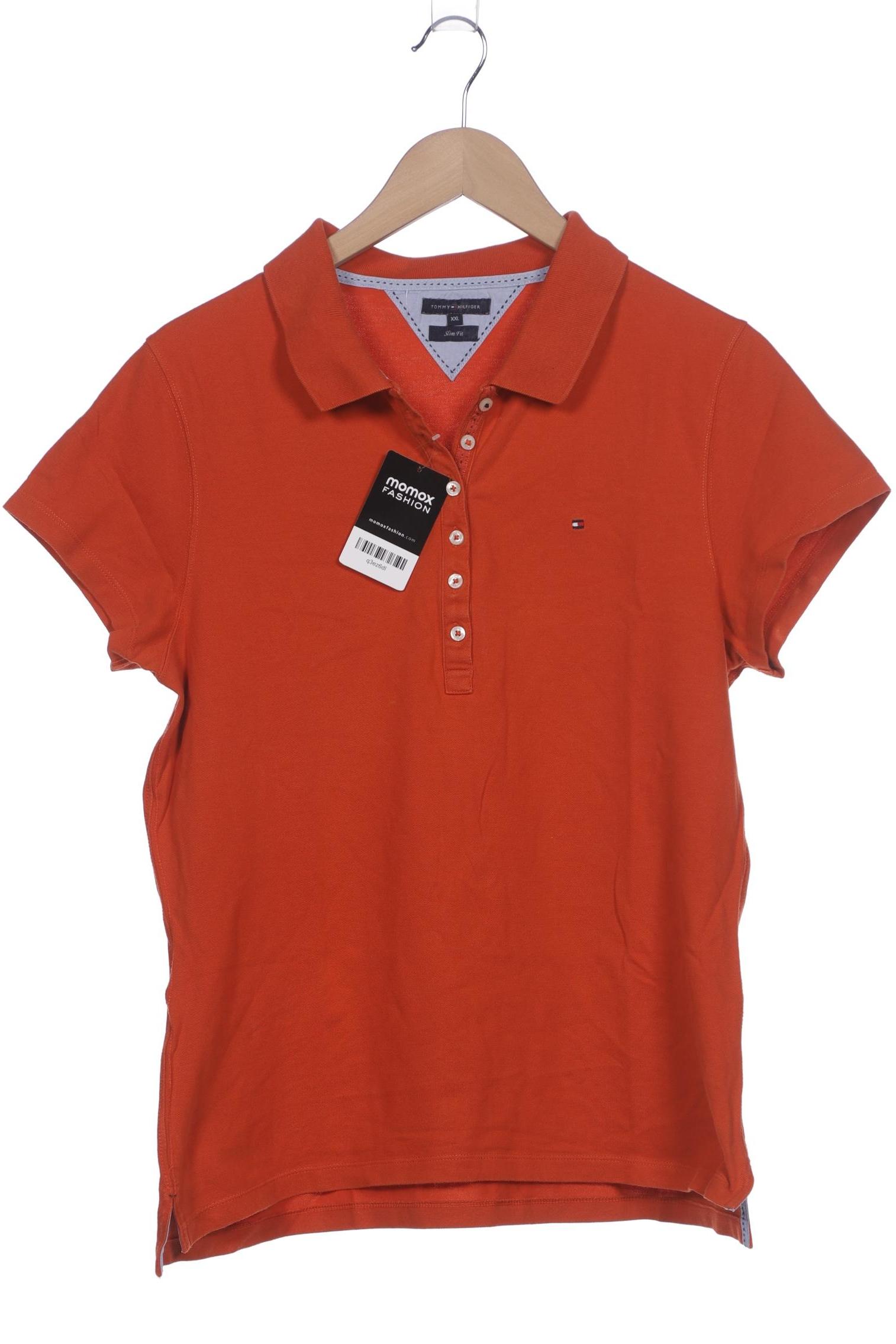 

Tommy Hilfiger Damen Poloshirt, orange, Gr. 46