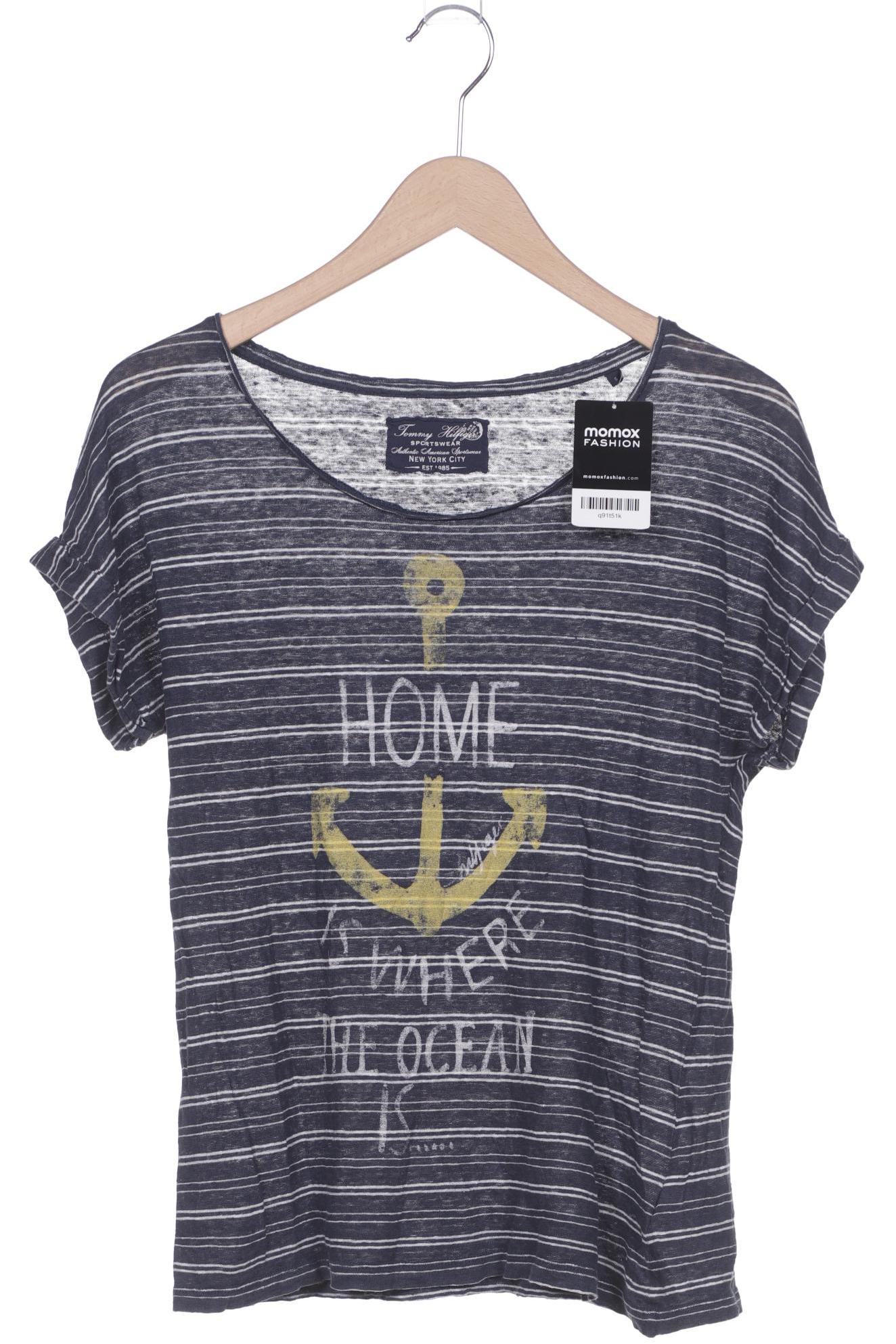 

Tommy Hilfiger Damen T-Shirt, marineblau, Gr. 36