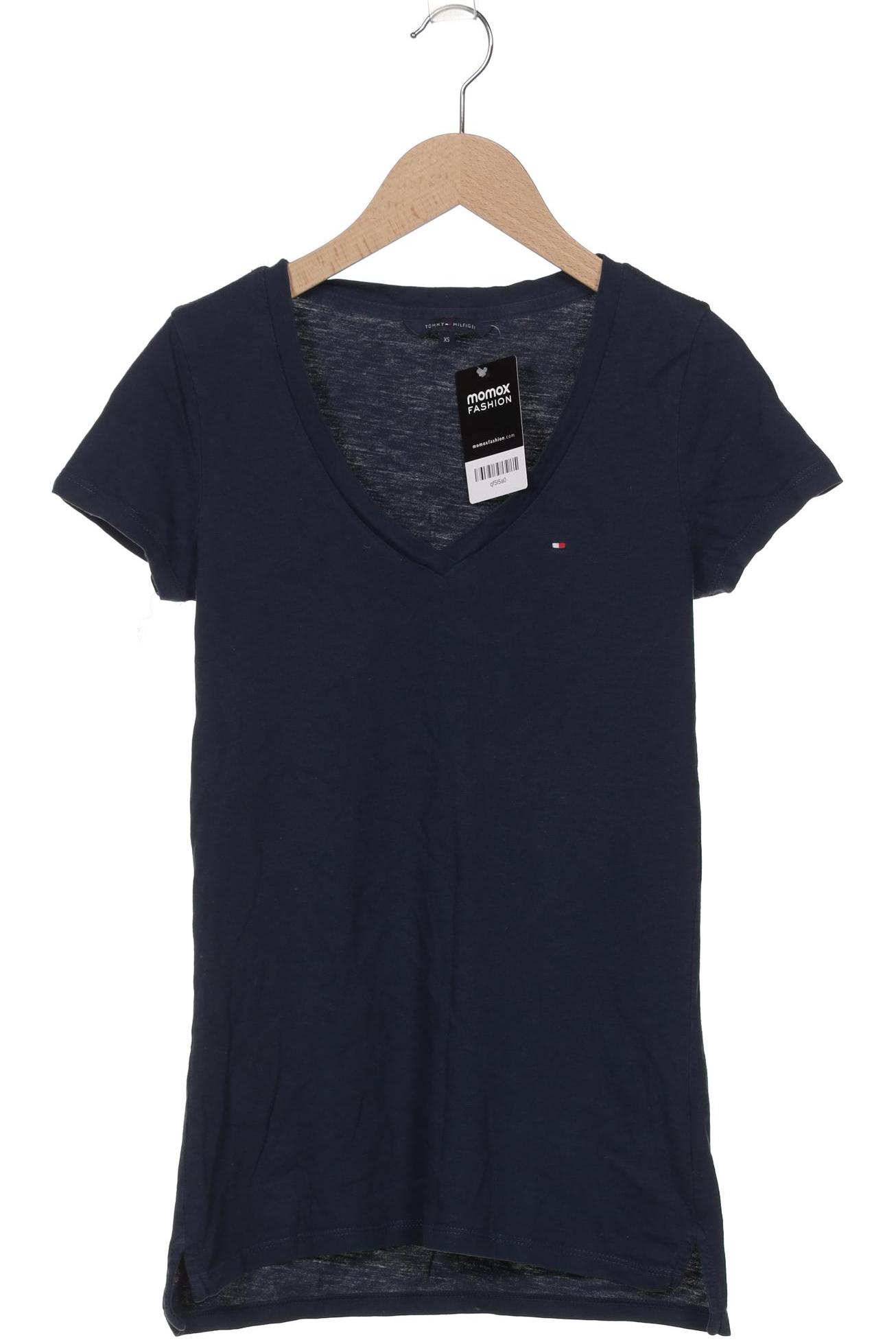 

Tommy Hilfiger Damen T-Shirt, marineblau, Gr. 34