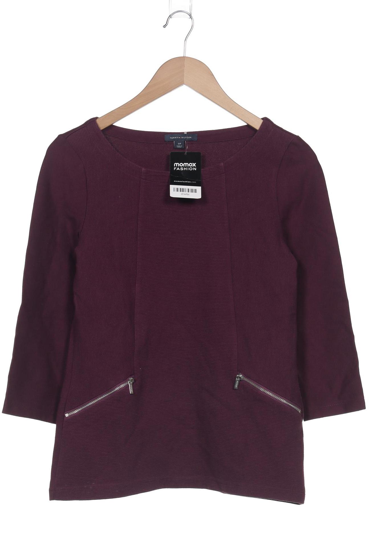 

Tommy Hilfiger Damen Langarmshirt, bordeaux, Gr. 36