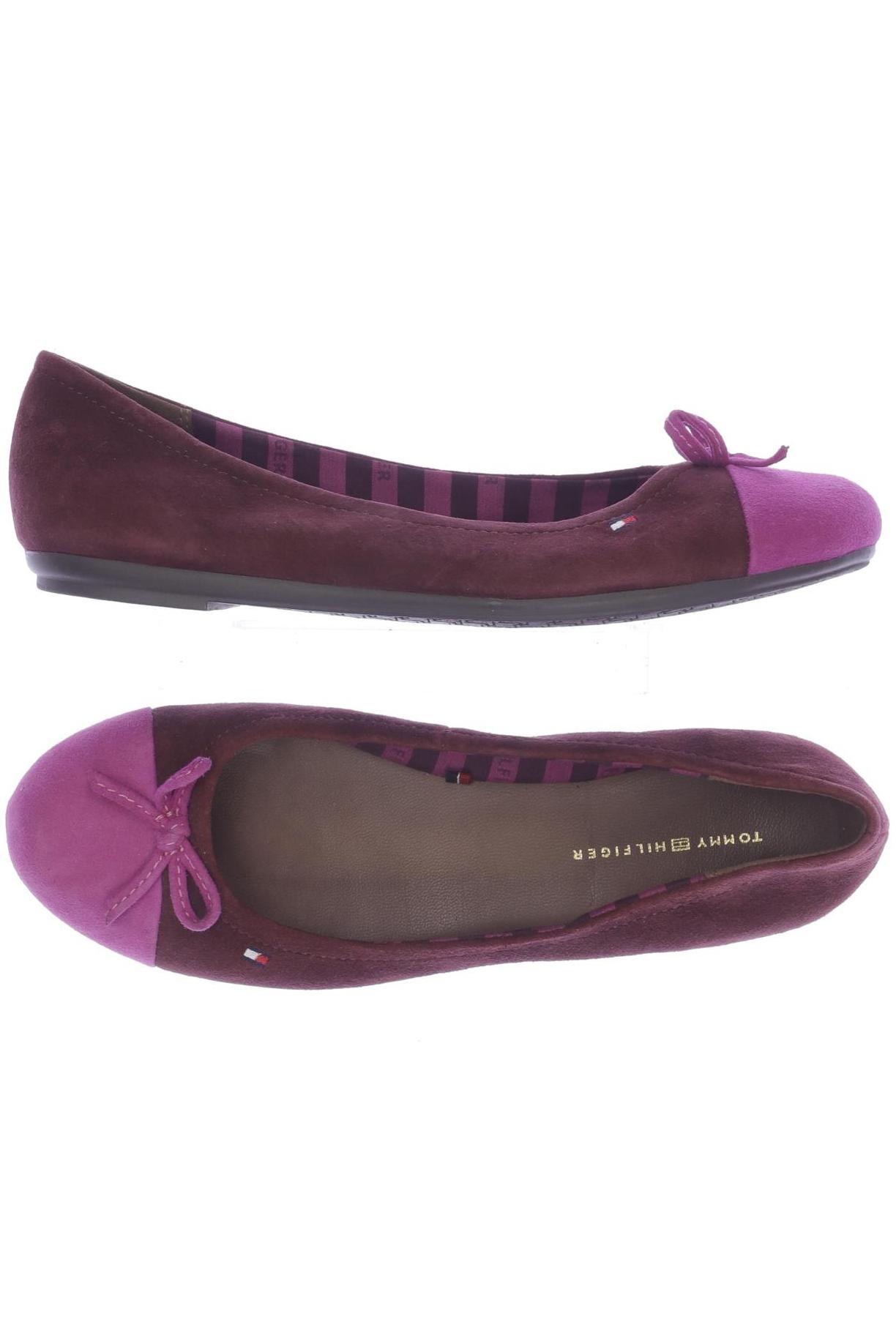 

Tommy Hilfiger Damen Ballerinas, bordeaux, Gr. 38