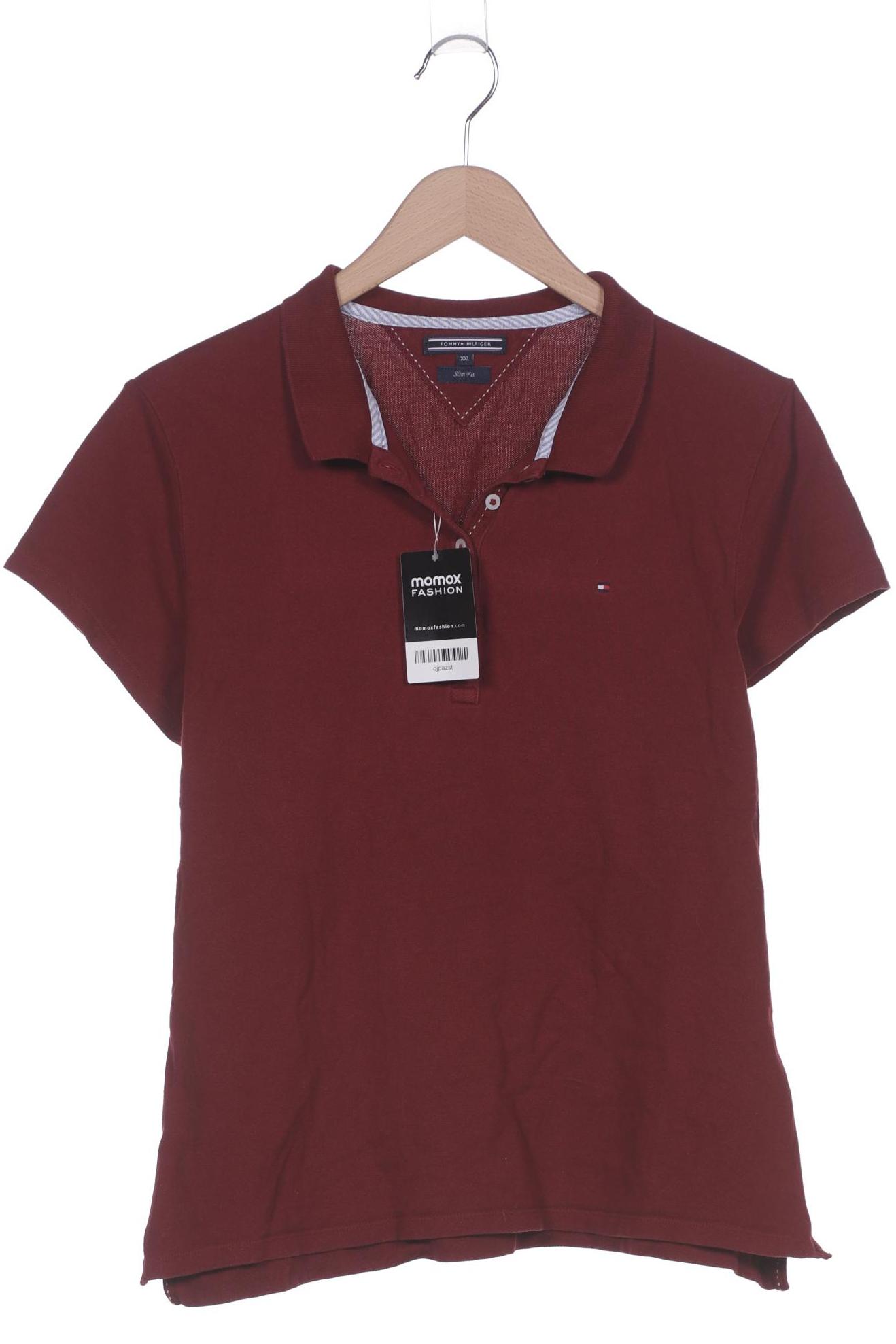 

Tommy Hilfiger Damen Poloshirt, bordeaux, Gr. 46