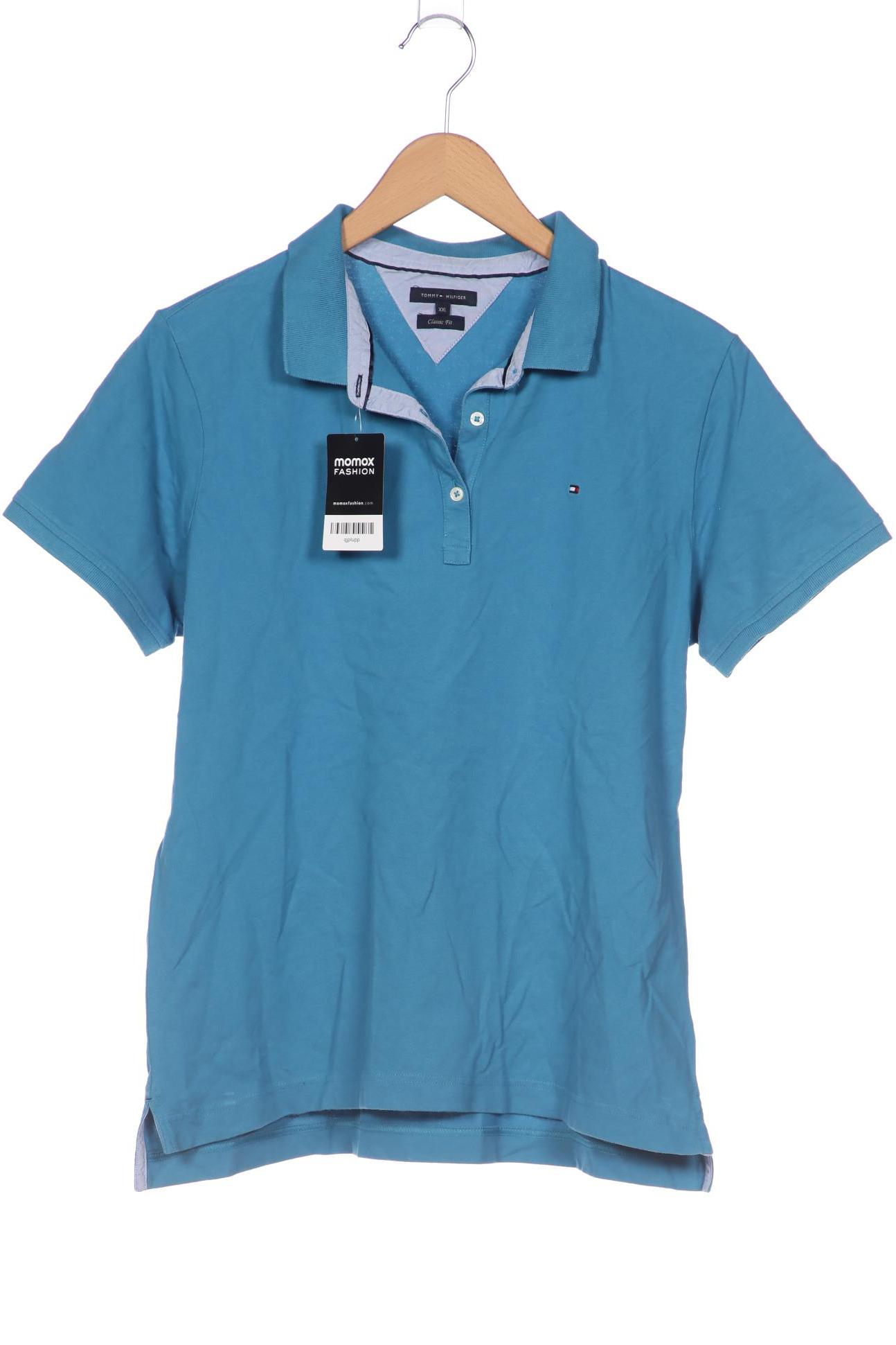 

Tommy Hilfiger Damen Poloshirt, blau, Gr. 46