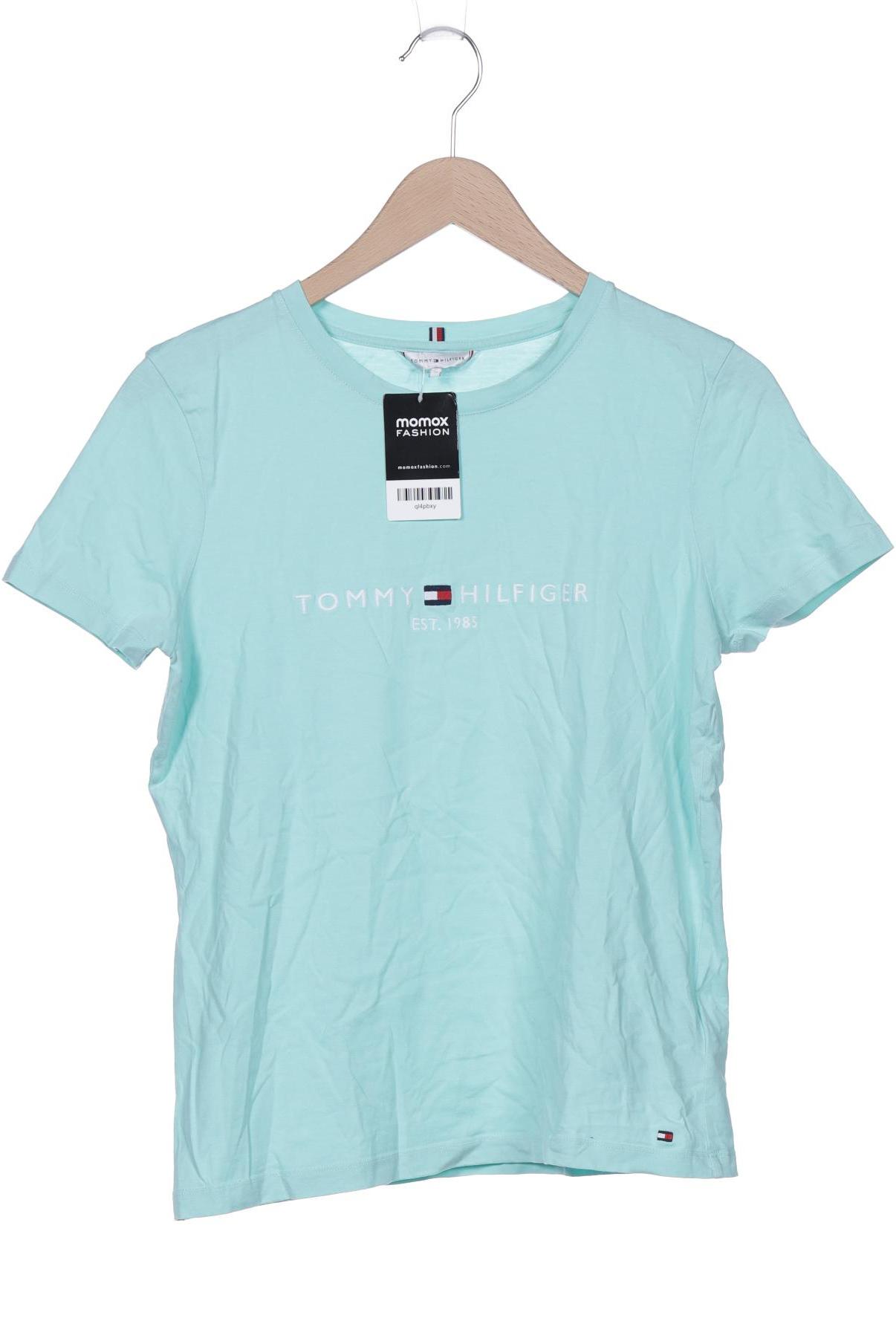 

Tommy Hilfiger Damen T-Shirt, türkis, Gr. 38