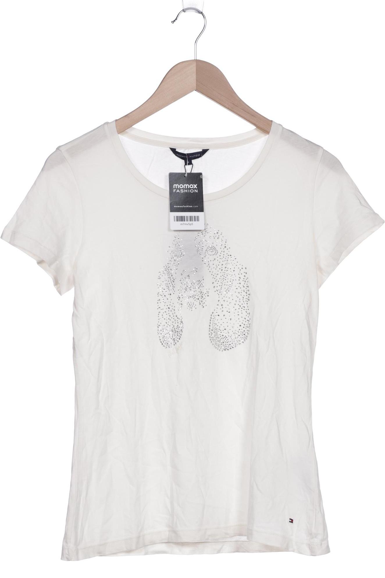 

Tommy Hilfiger Damen T-Shirt, cremeweiß, Gr. 38