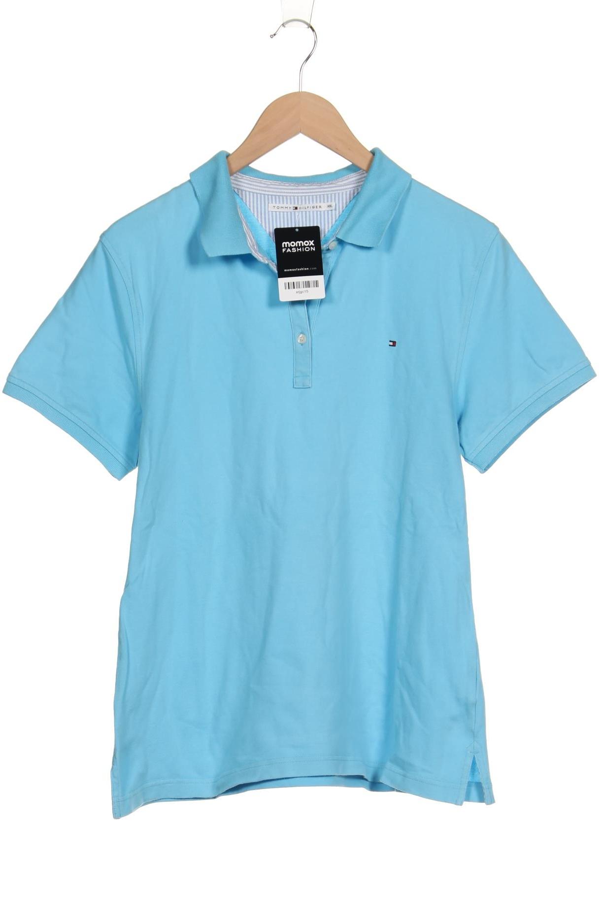 

Tommy Hilfiger Damen Poloshirt, hellblau, Gr. 46
